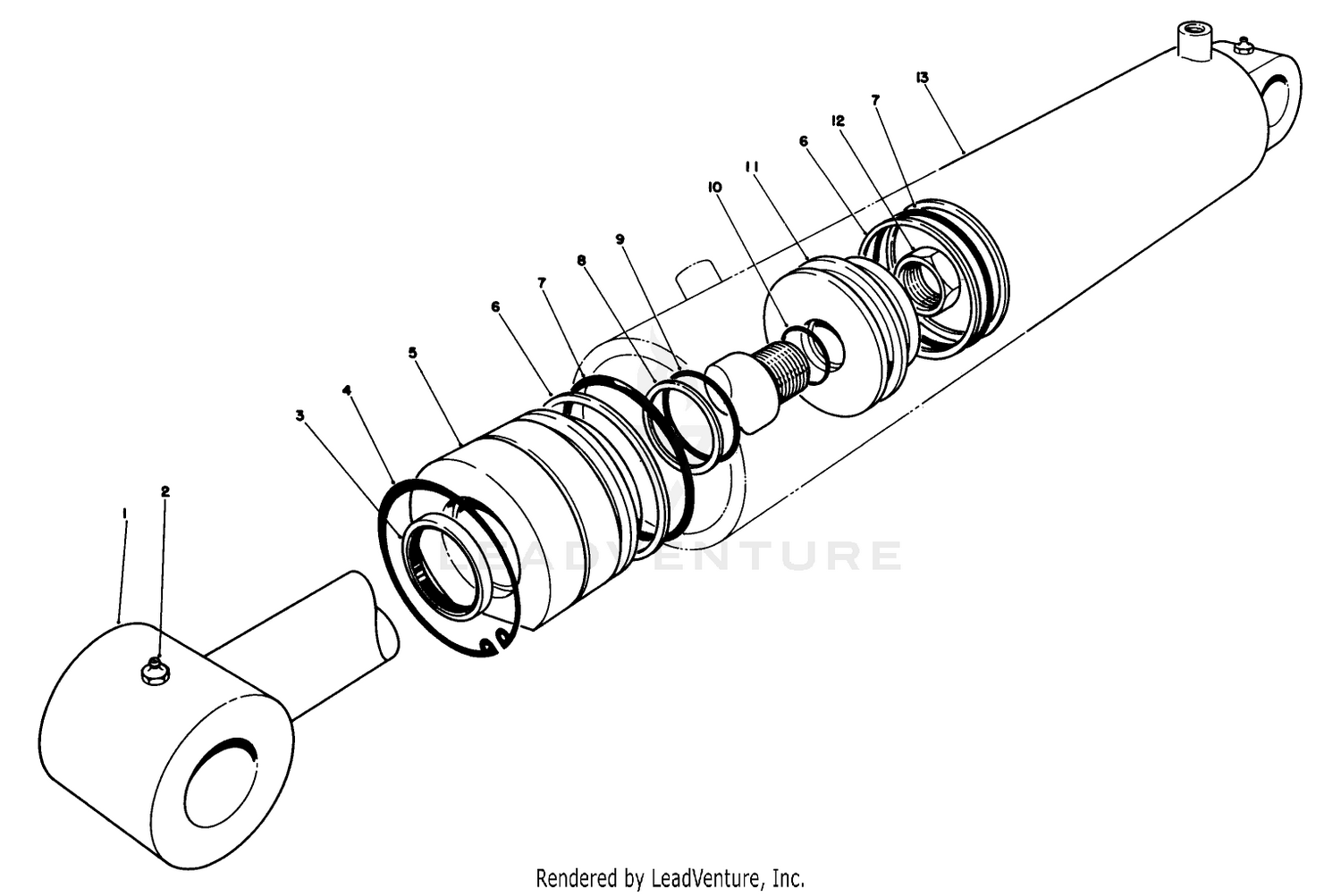 Hydraulic Cylinder Assembly N0.62-4250