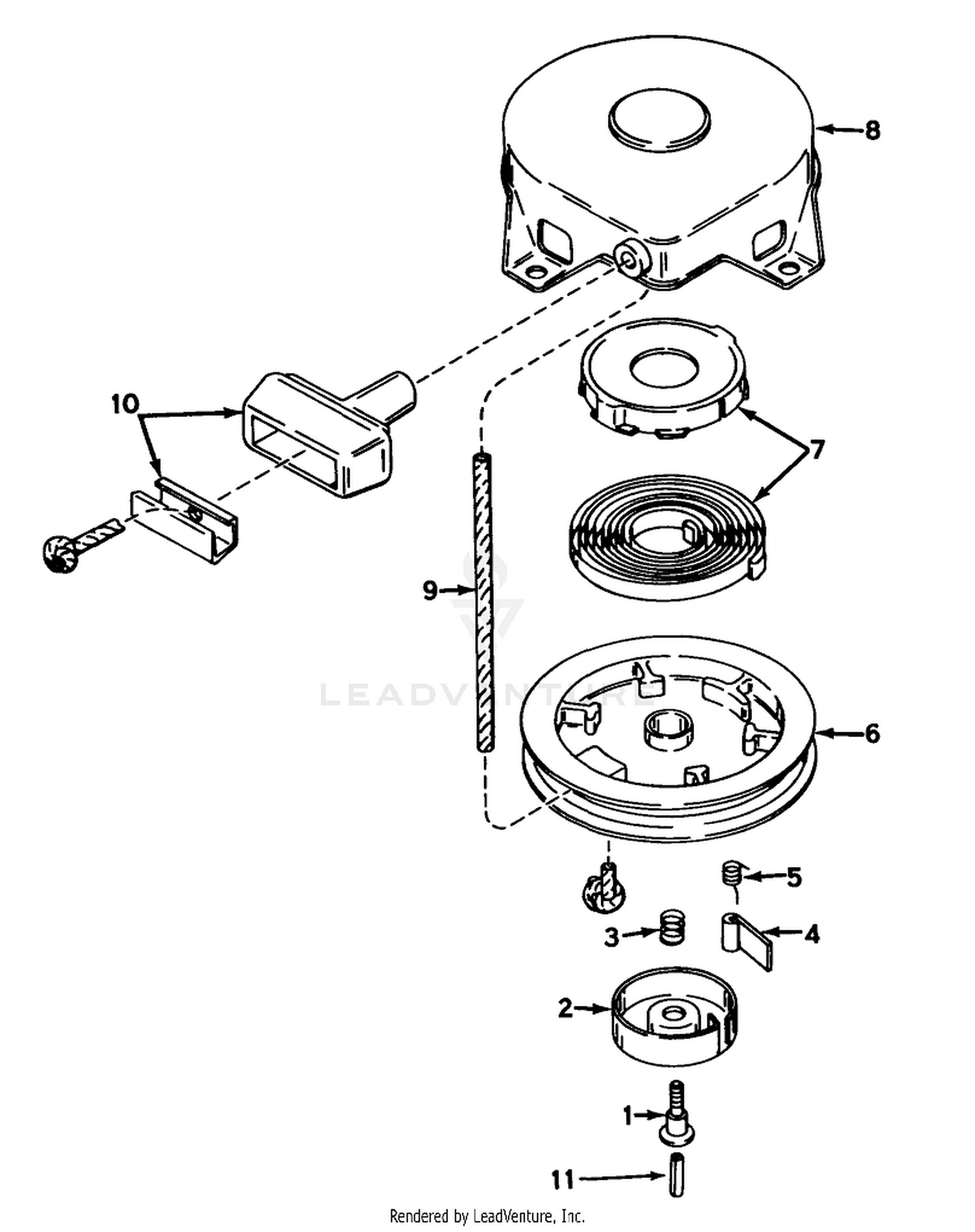 Rewind Starter N0. 590420