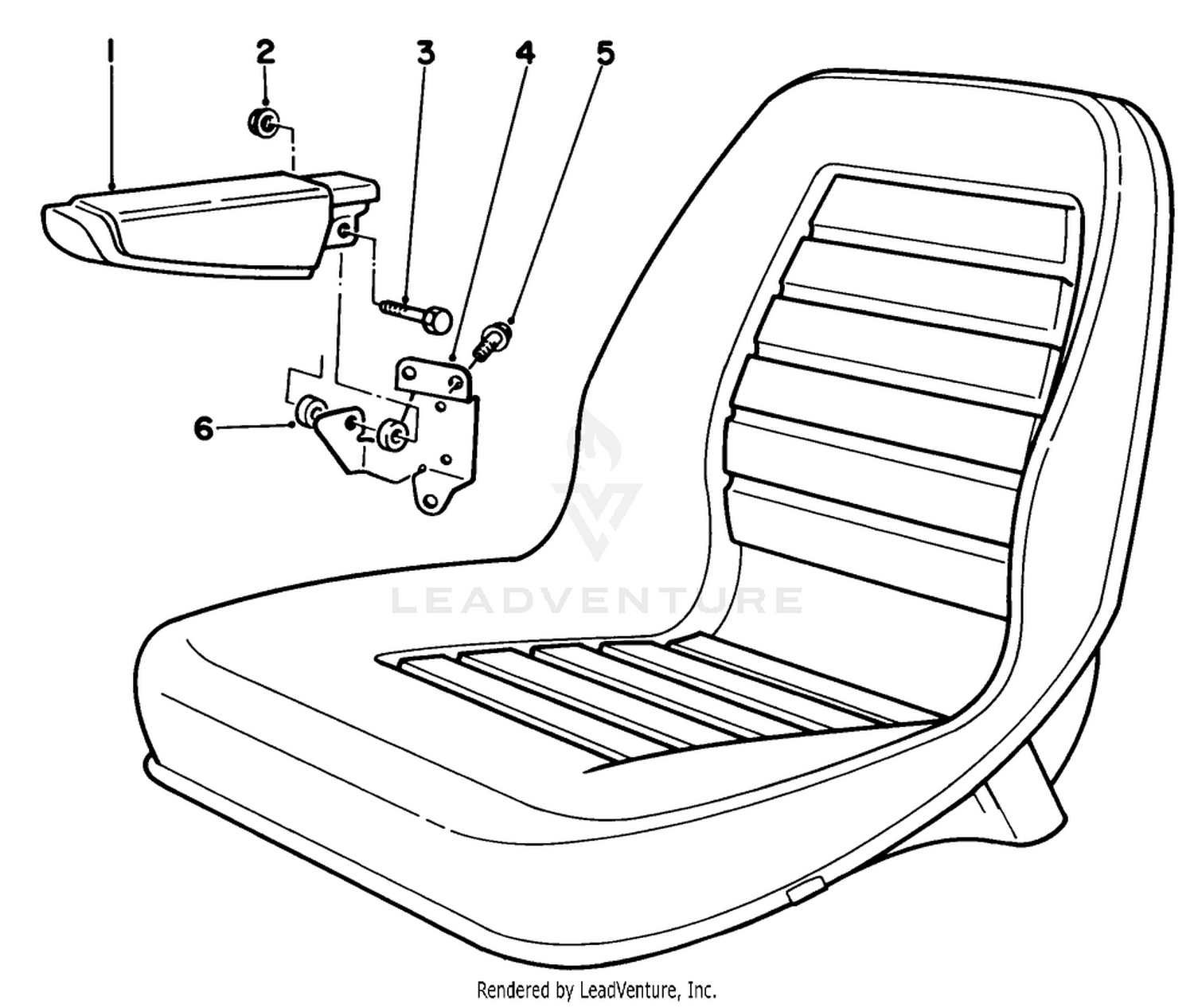 Armrest Kit Model No. 30707