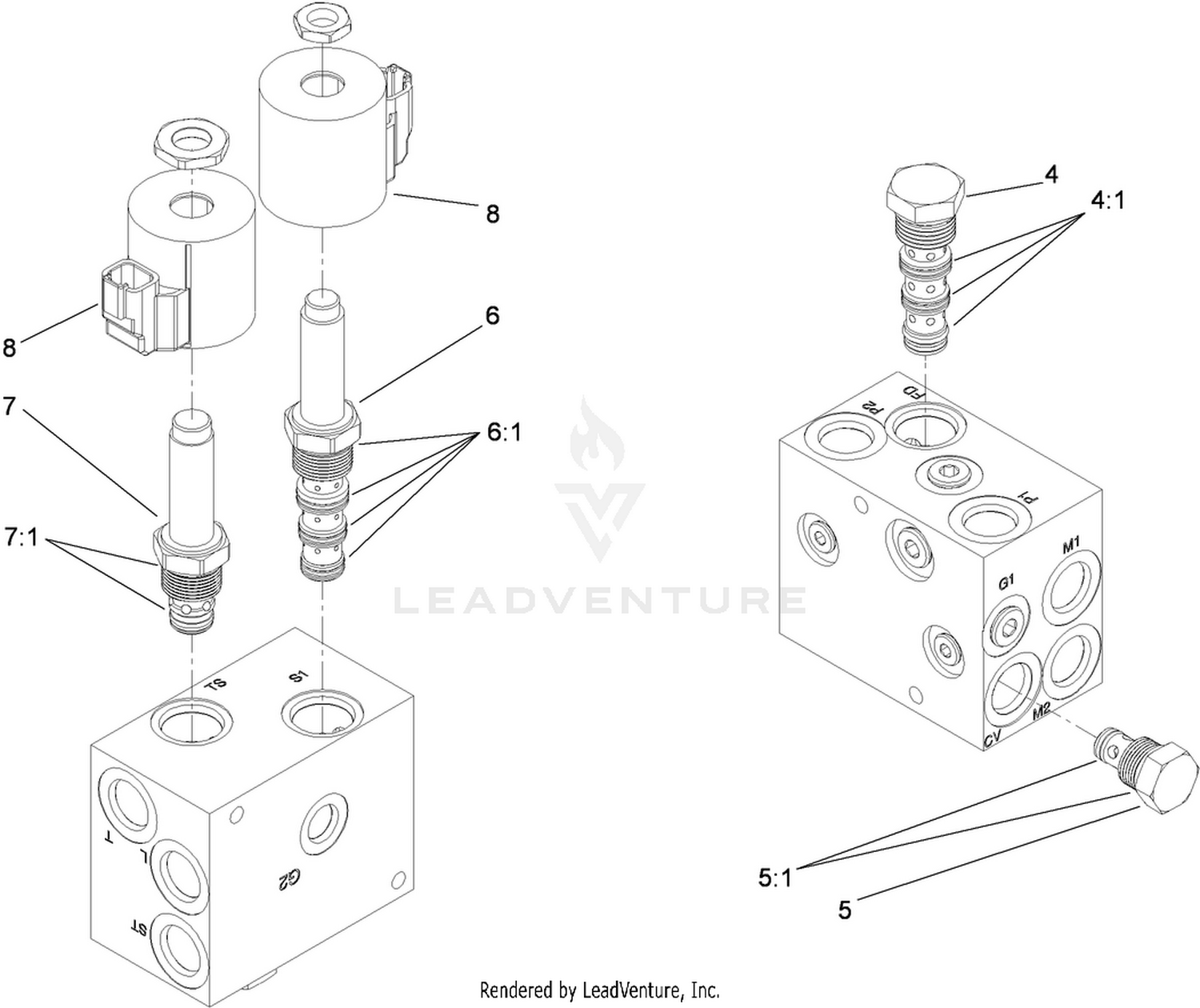 Fan Drive Manifold Assembly No. 114-3847