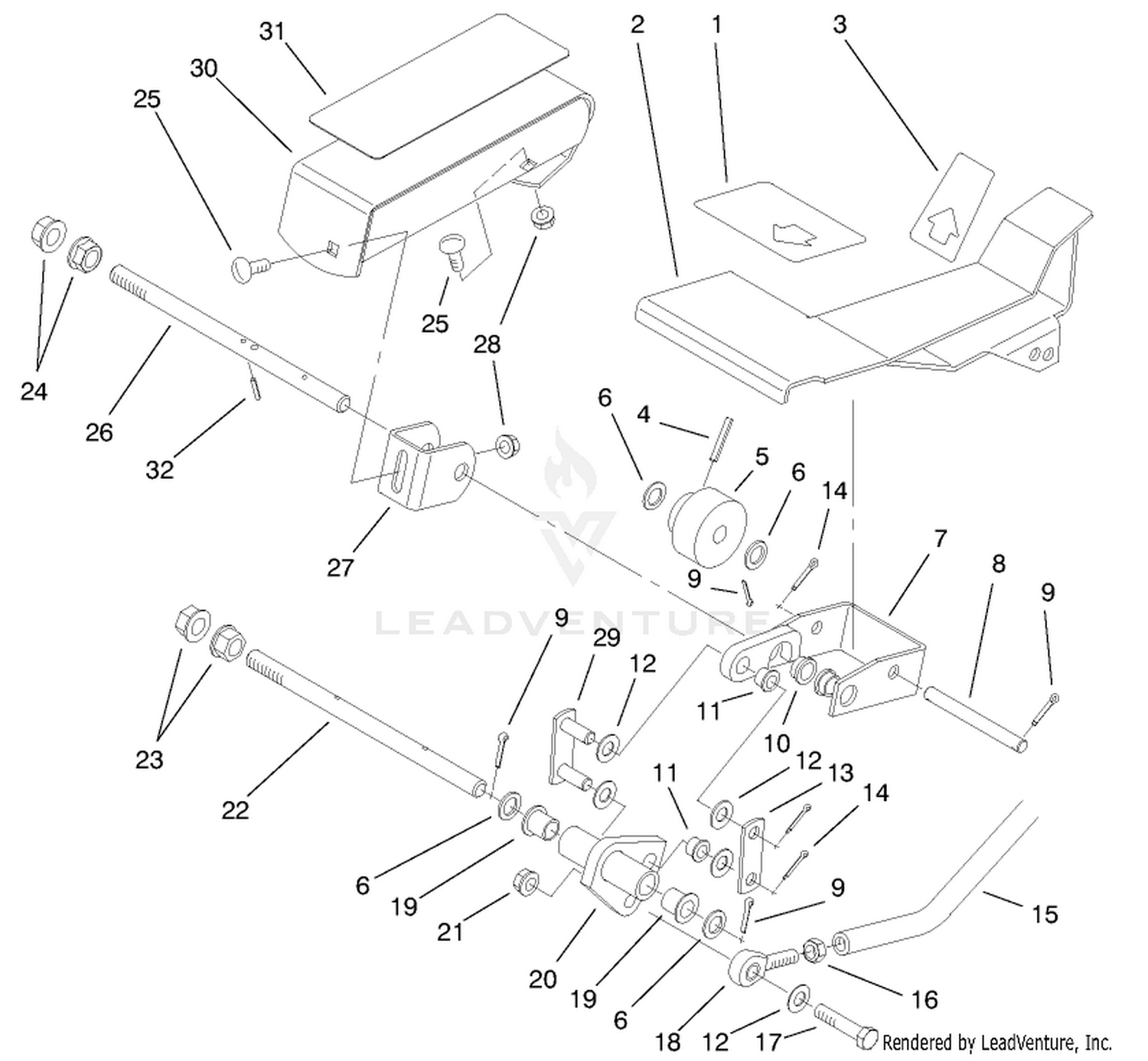 Traction Pedal Asm