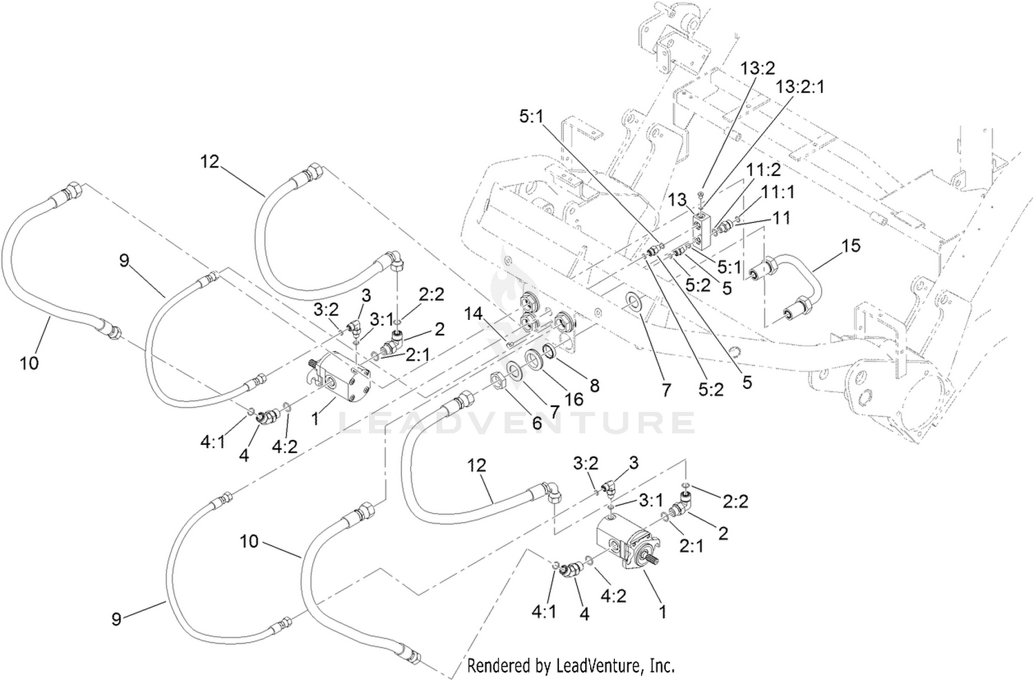 Front Reel Motors Assembly