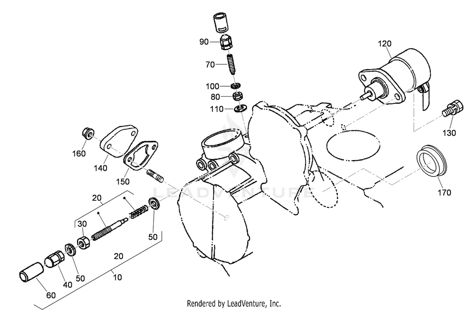 Idle Apparatus and Stop Solenoid Assembly