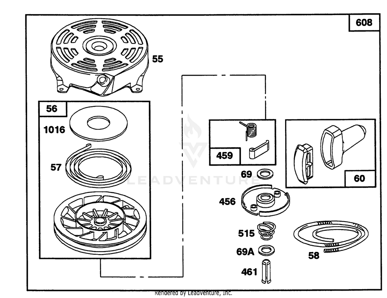 Engine Briggs  Stratton Model 124702-3115-01 5