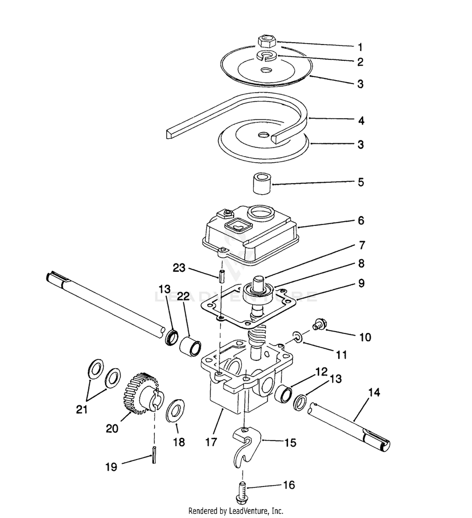 Gearbox Assembly No. 71-8250 (model No. 20905 Only)