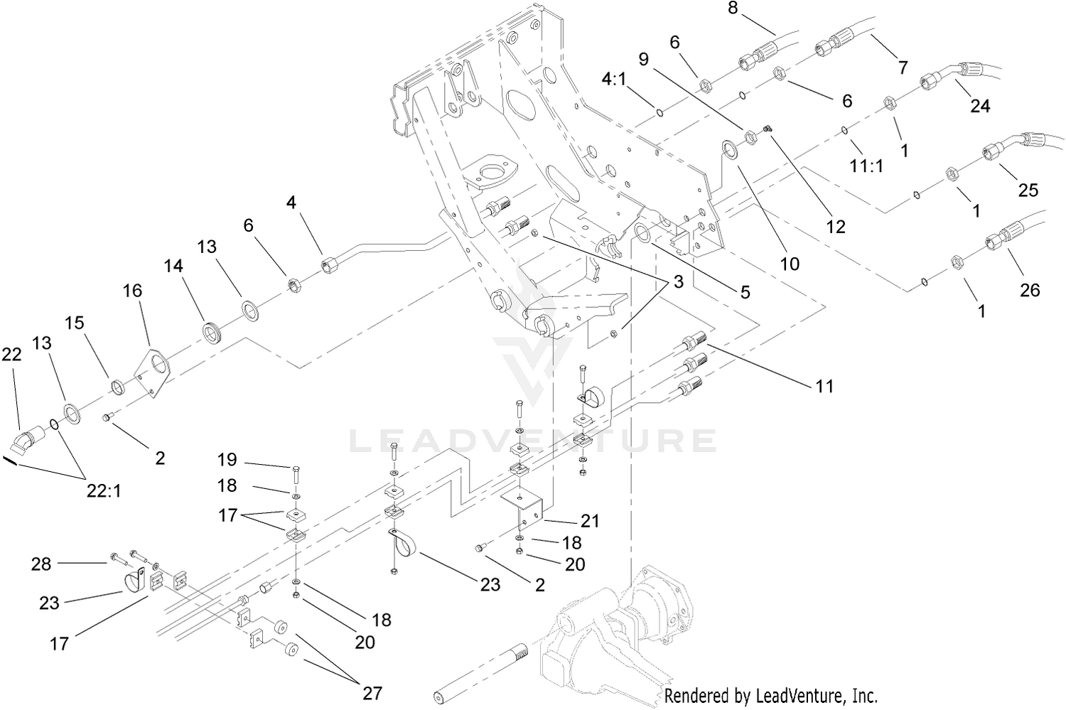 Rear Hydraulic Assembly