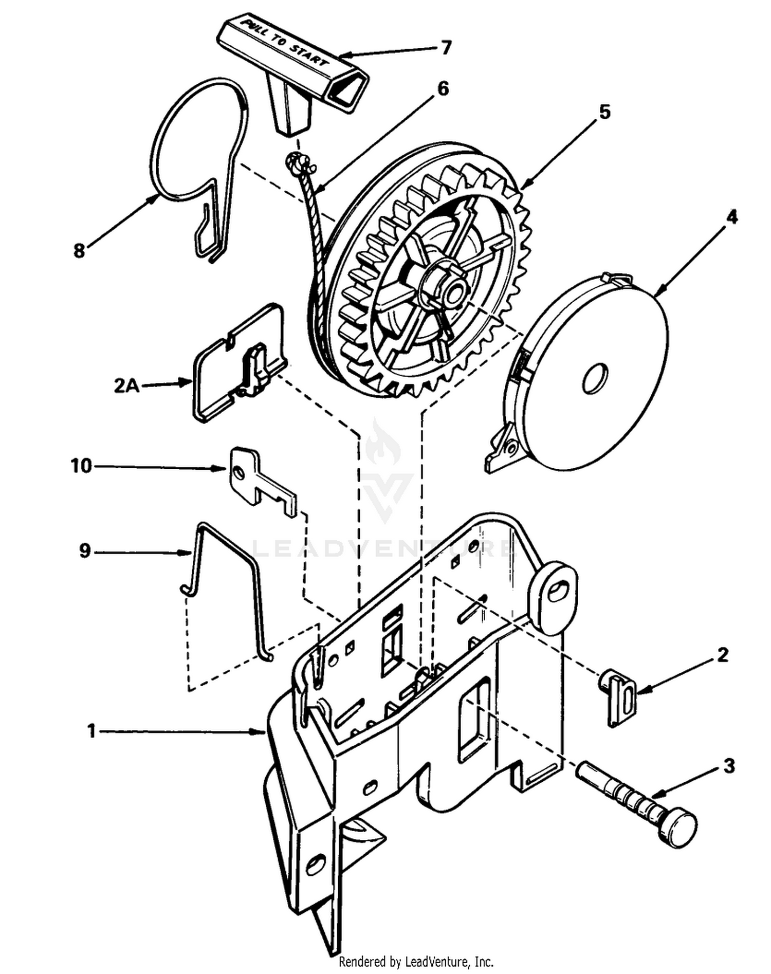 Rewind Starter No. 590531