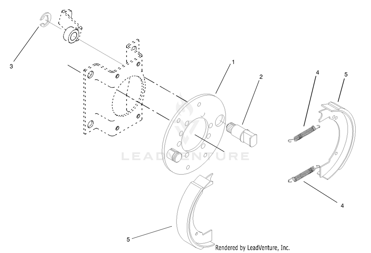 Brake Assembly No. 104-7705