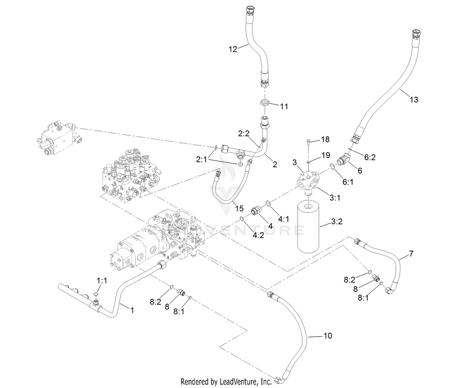 Hydraulic Filter Manifold Assembly