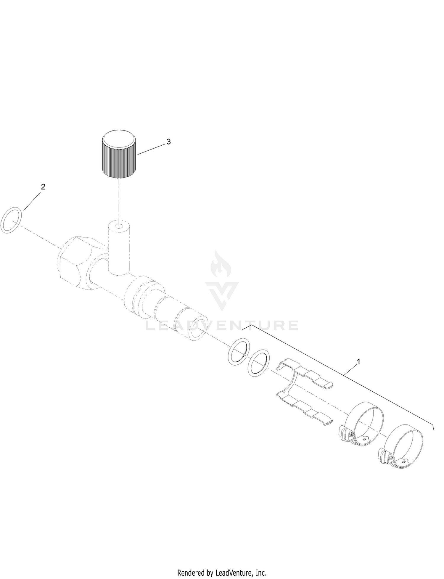 Straight Female Fitting Assembly No. 130-5755
