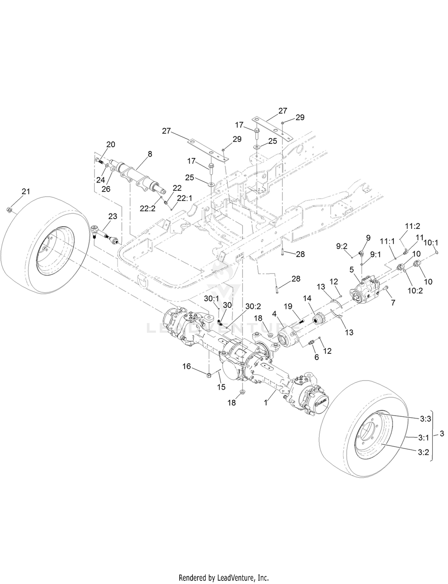 Front Axle Assembly