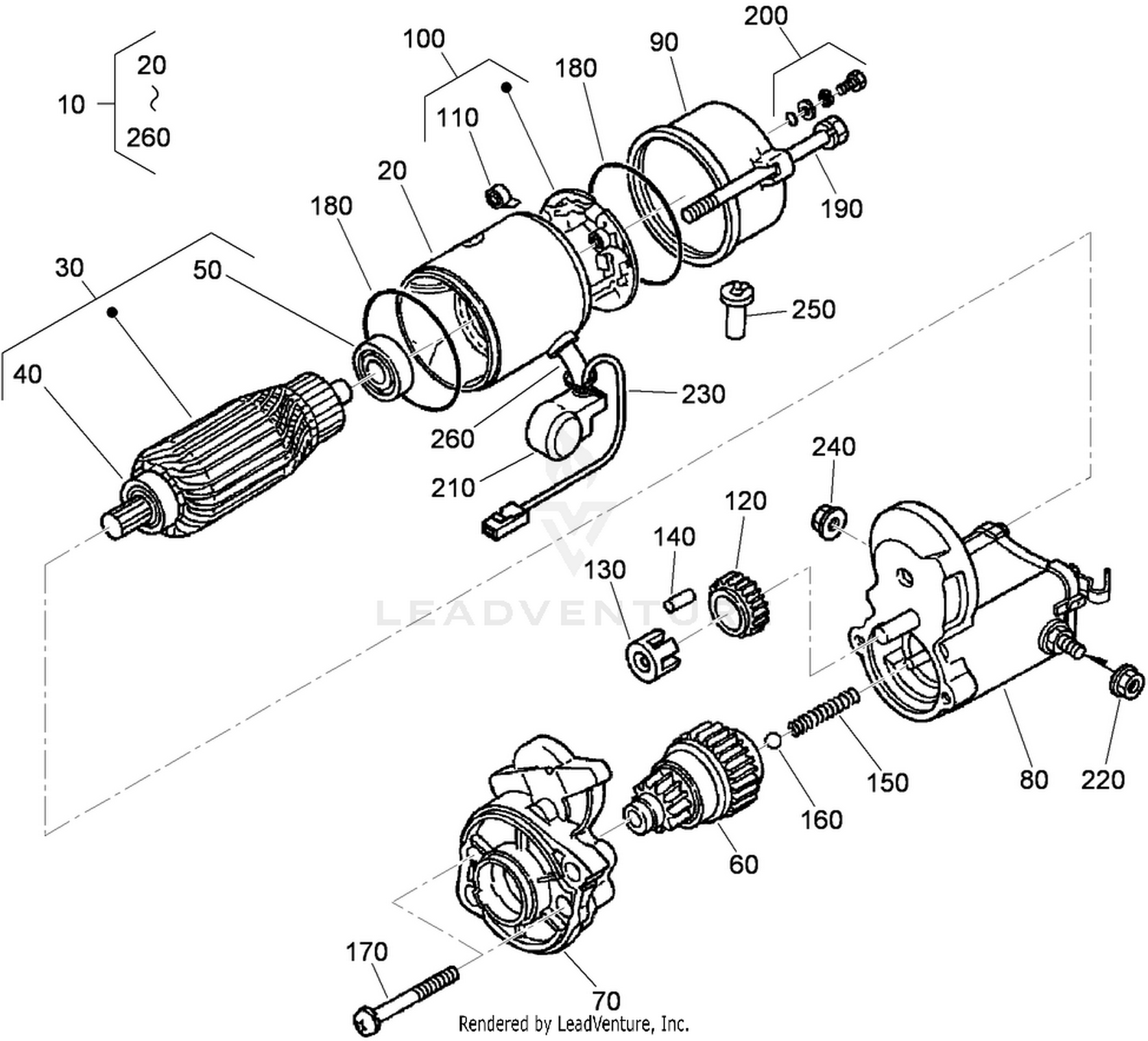 Starter Component Assembly