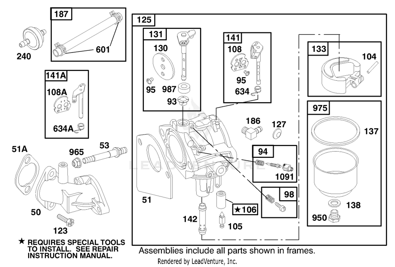 Engine Briggs  Stratton Model 28m707-1122-E1 4