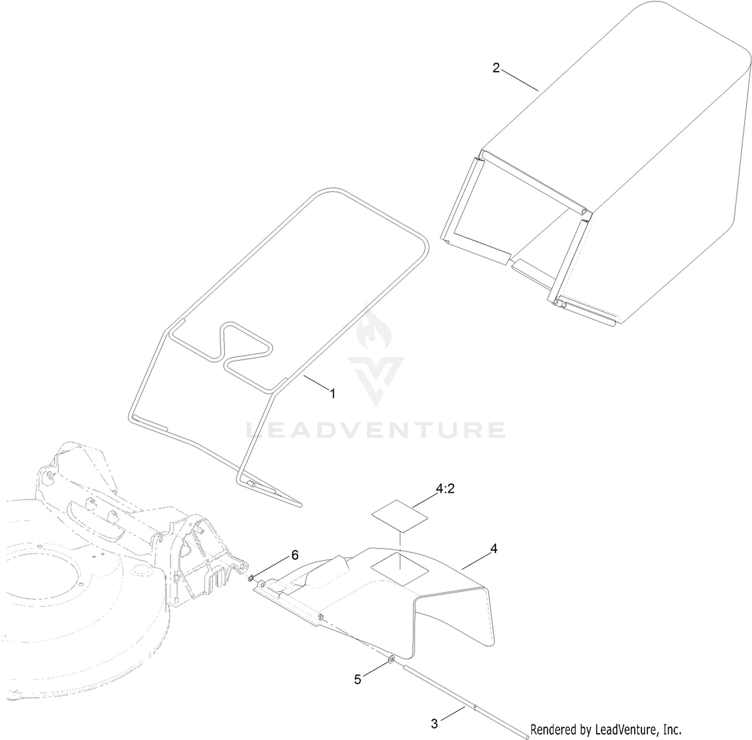 Grass Bag Assembly