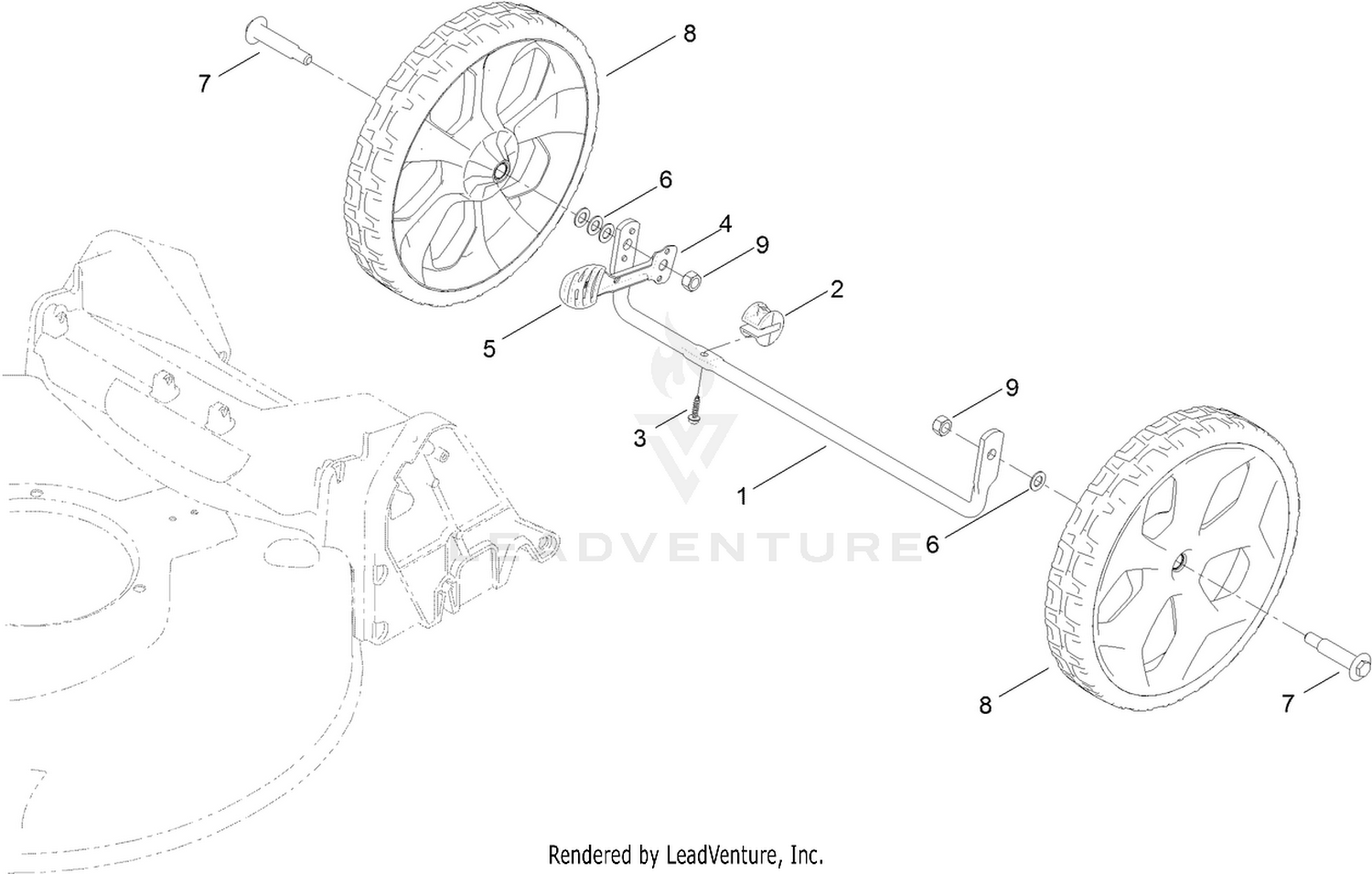 Rear Wheel Assembly