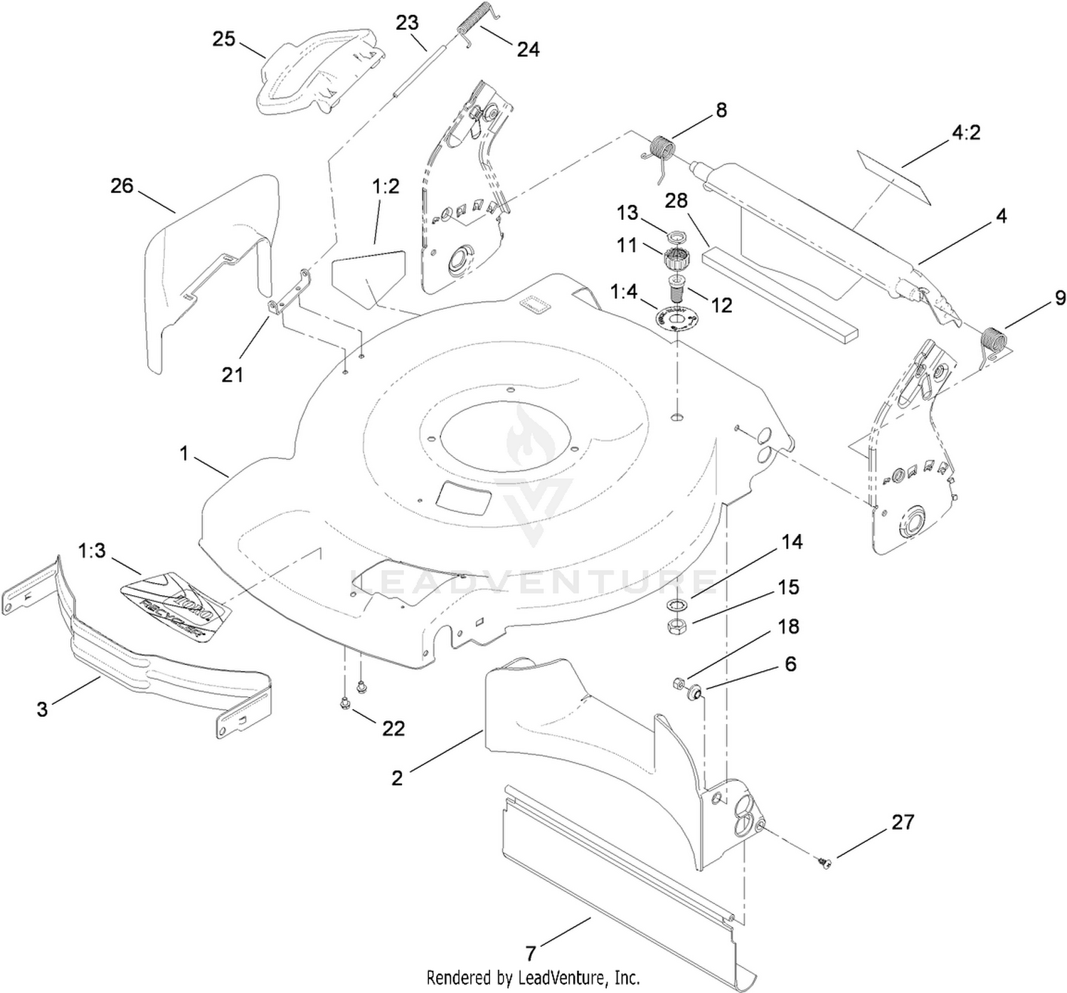 Housing and Rear Door Assembly