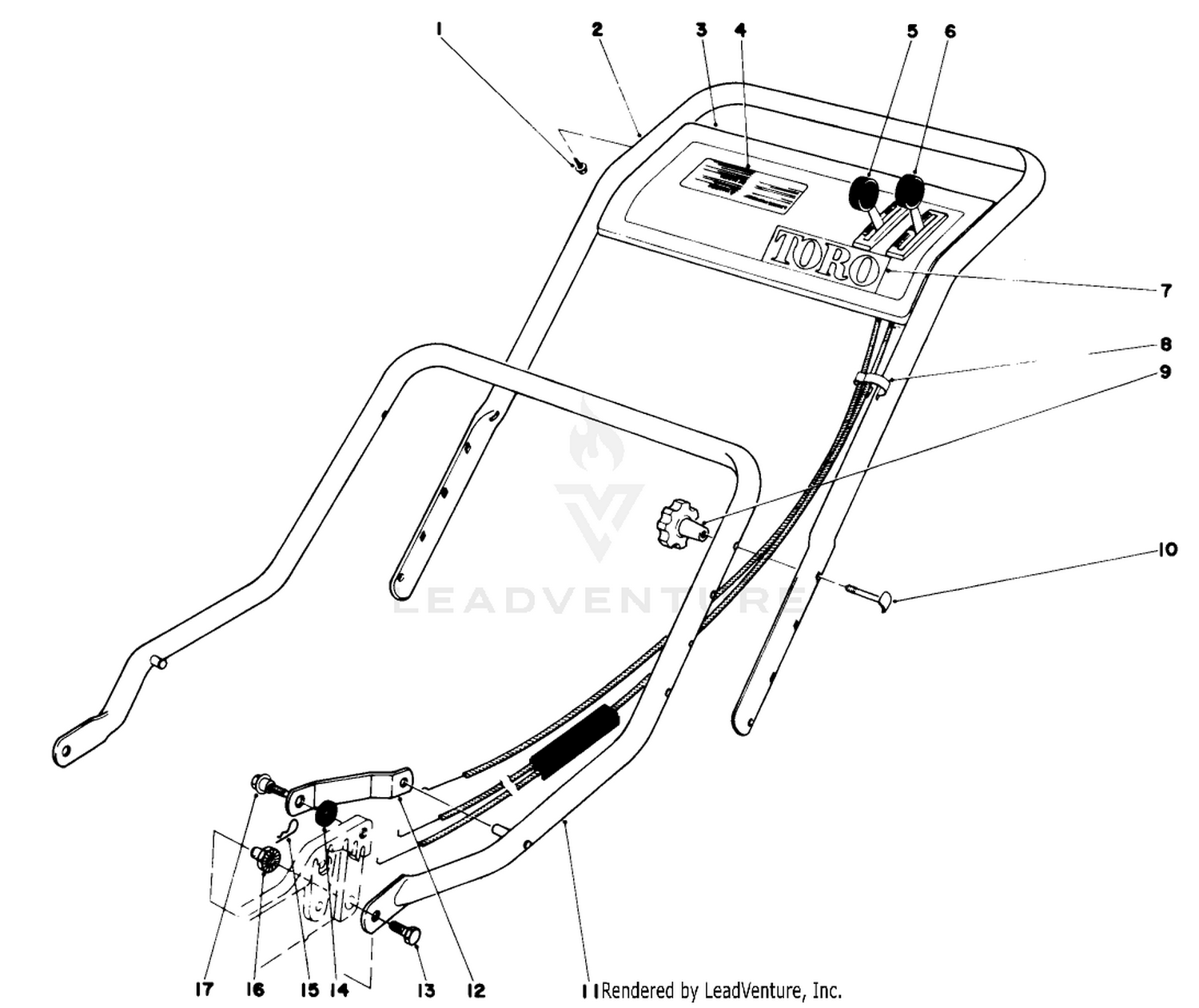 Handle Assembly (model No. 20562)