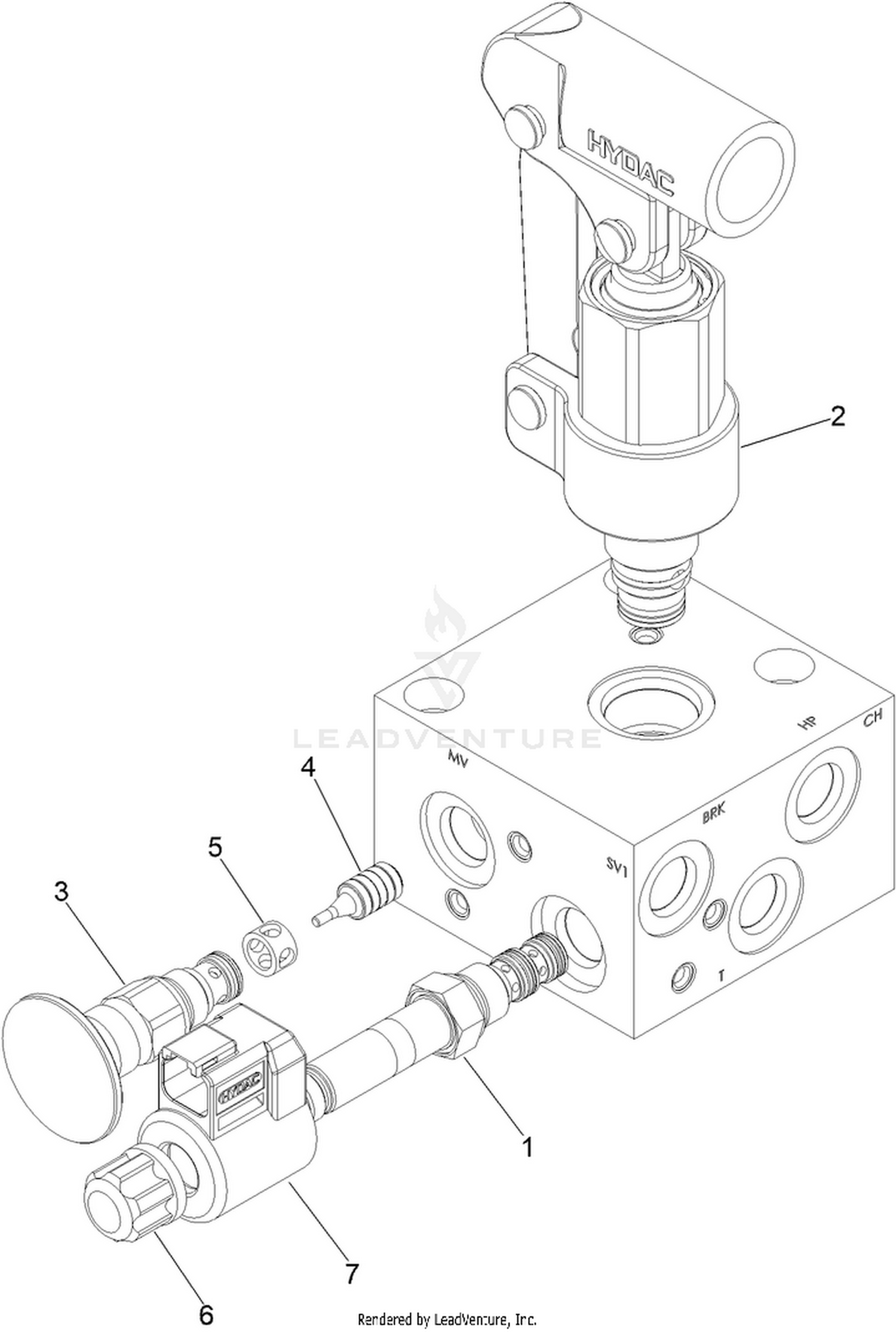 Brake Release Manifold Assembly No. 139-6046