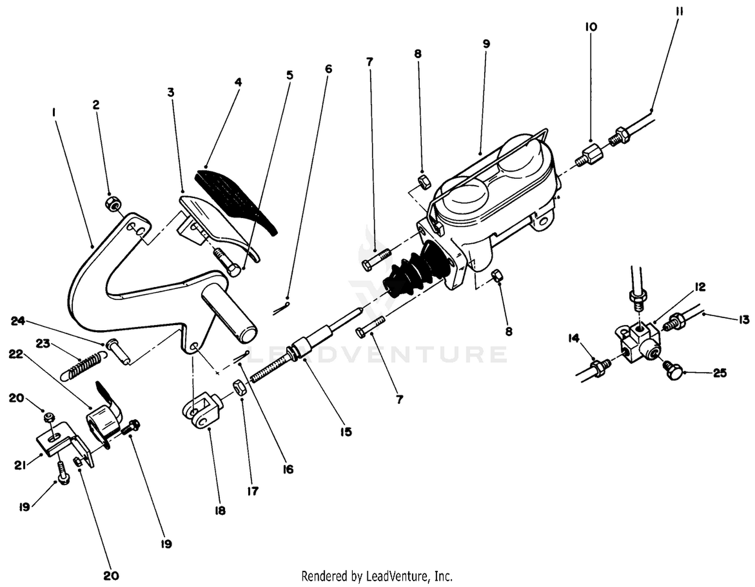 Service Brake Assembly