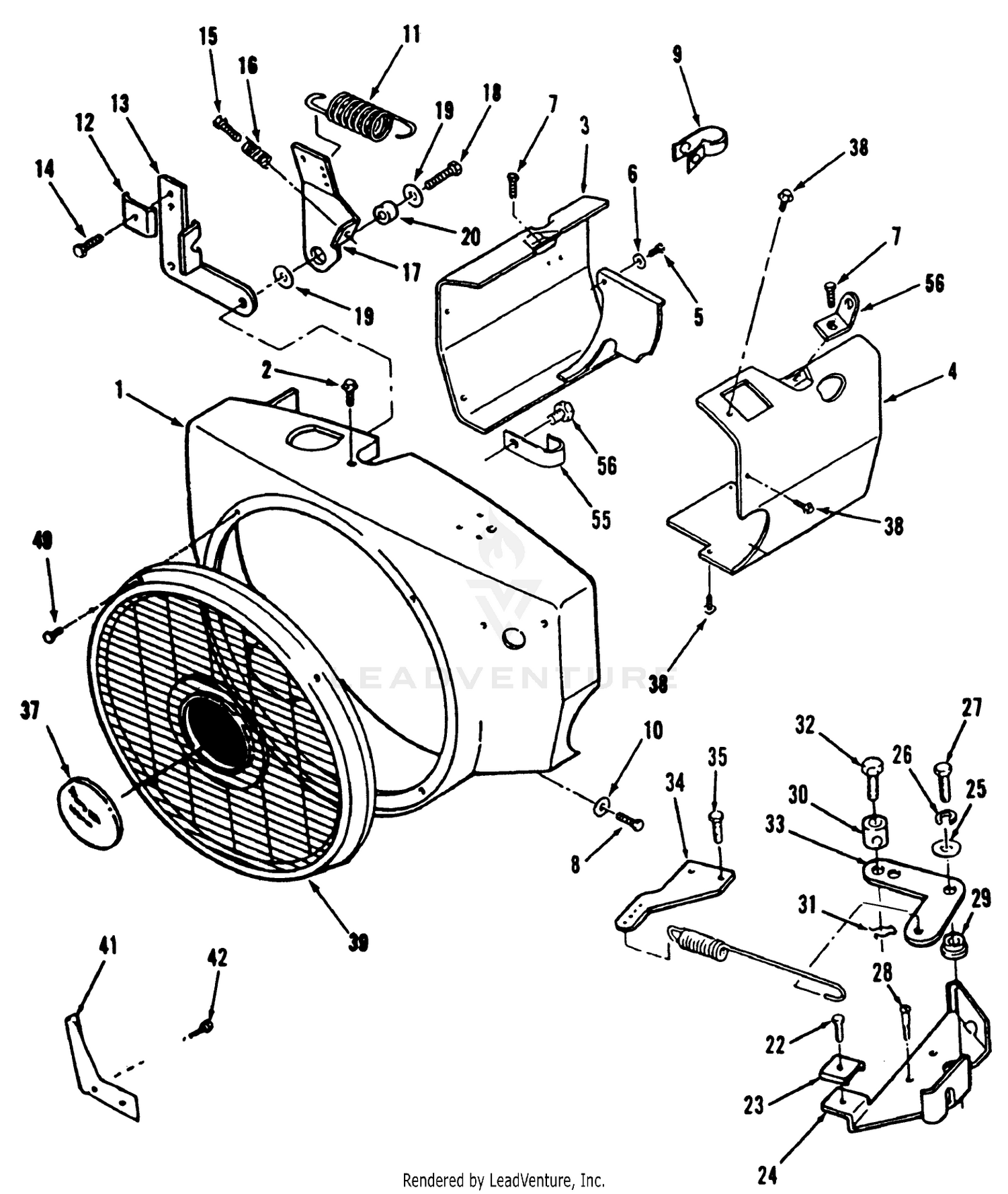 Blower Housing And Governor Power Plus