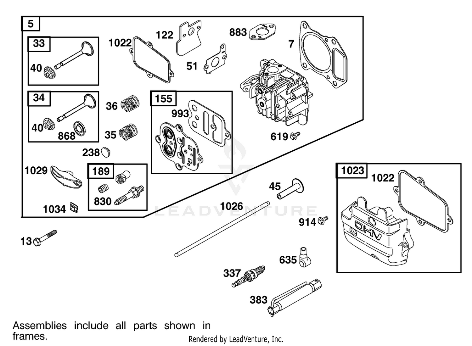 Engine Briggs  Stratton Model 123607-0153-E1 2