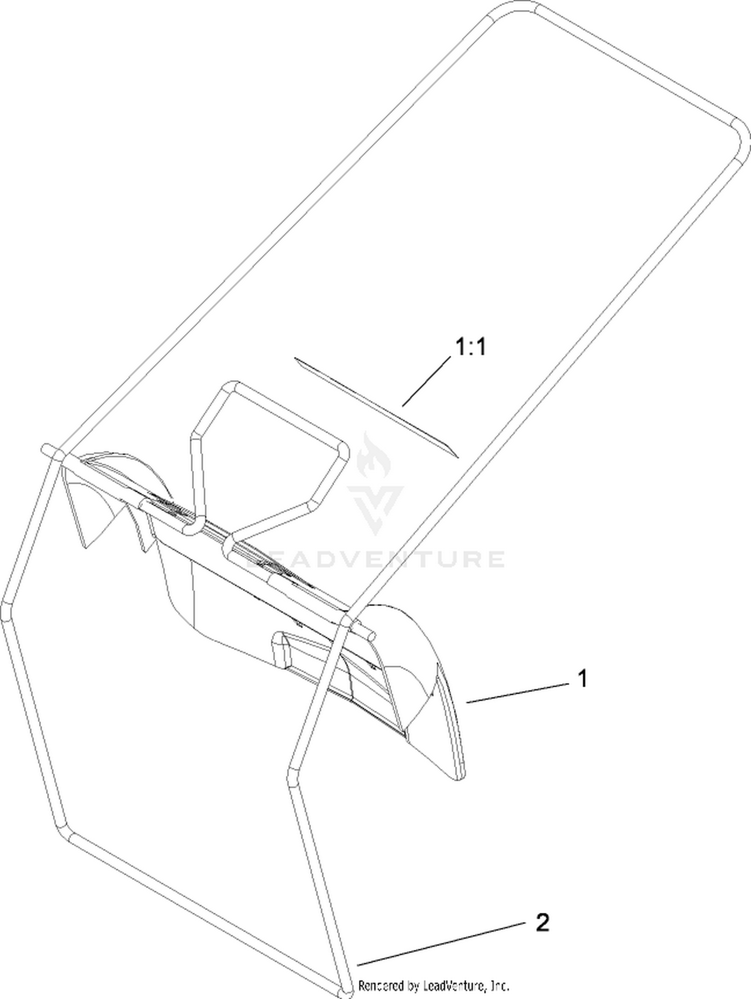 48cm Door Kit Assembly No. 114-5387