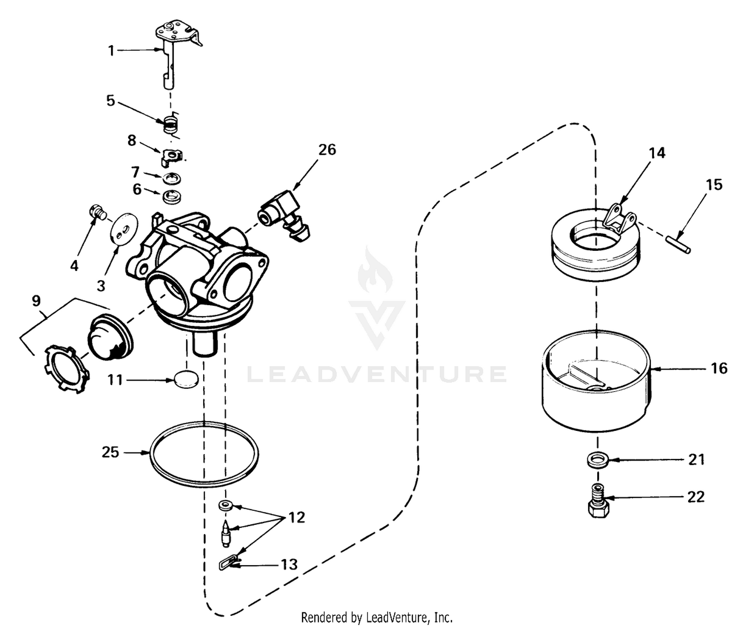 Carburetor No. 632050