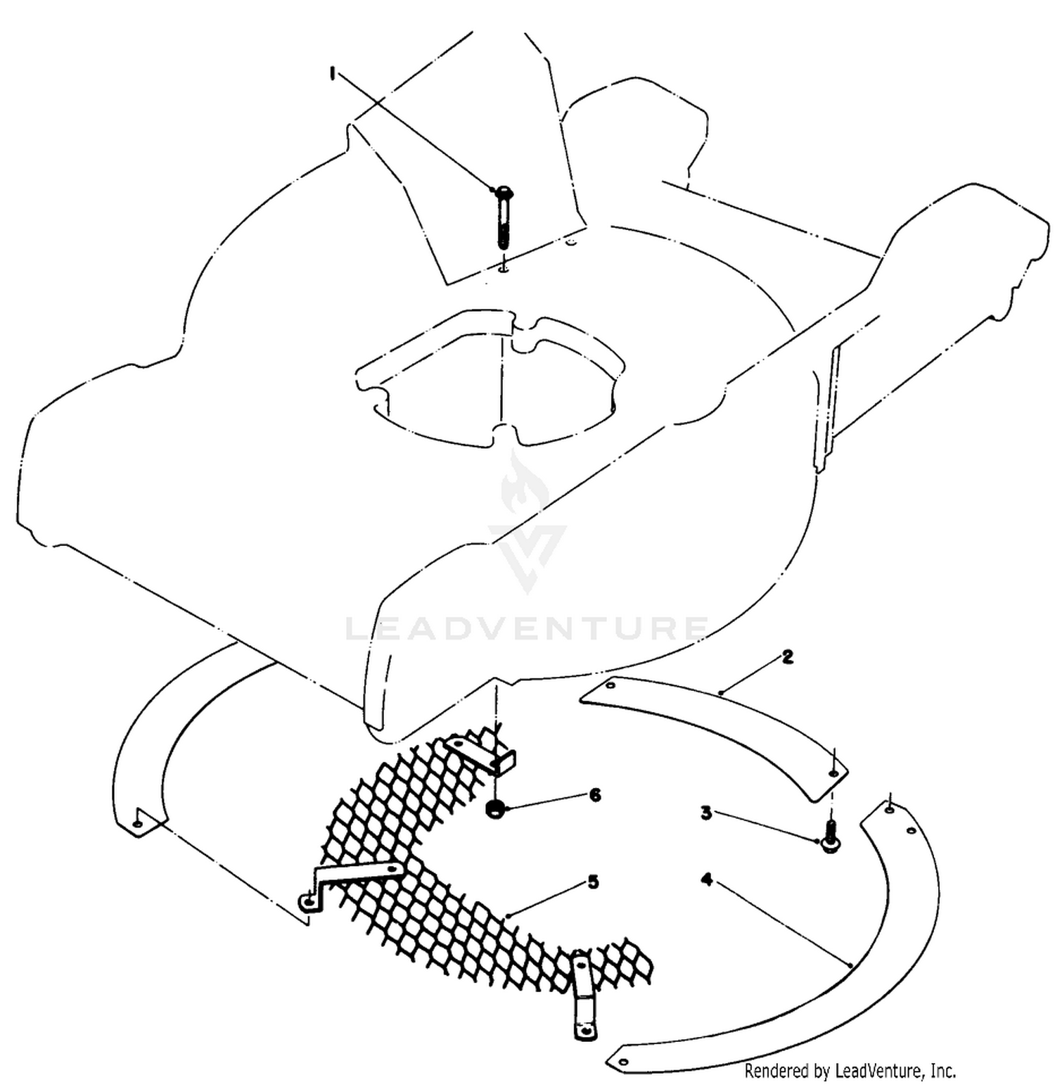 Leaf Shredder Kit No. 37-0120 (optional)