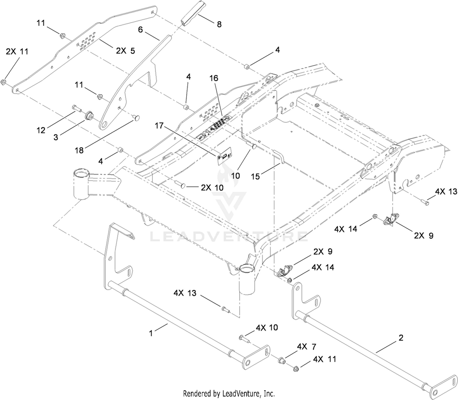 Deck Lift Assembly
