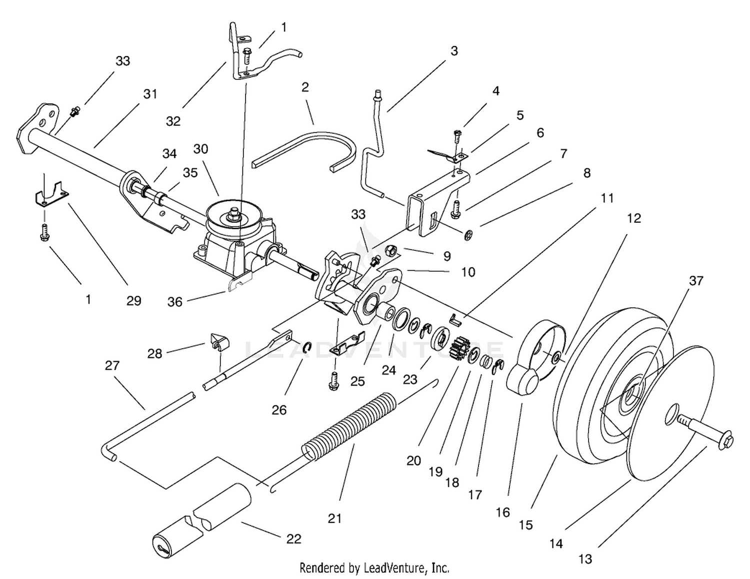 Rear Axle Assembly