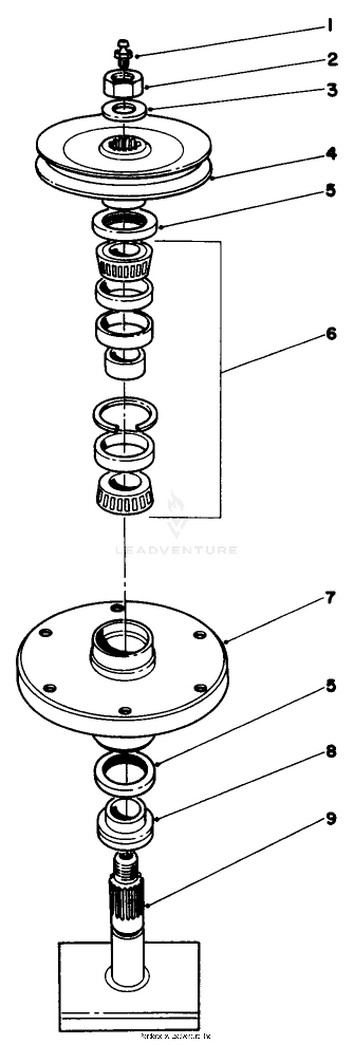 Drive Spindle No. 27-0870