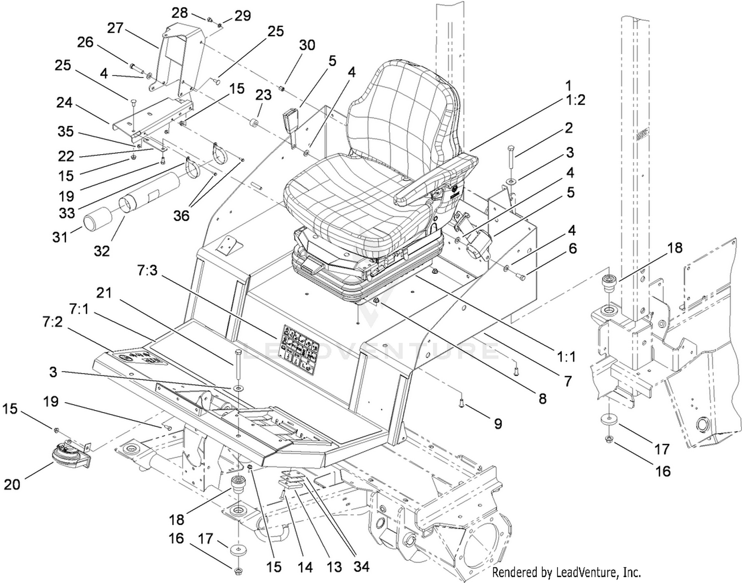 Seat and Platform Assembly