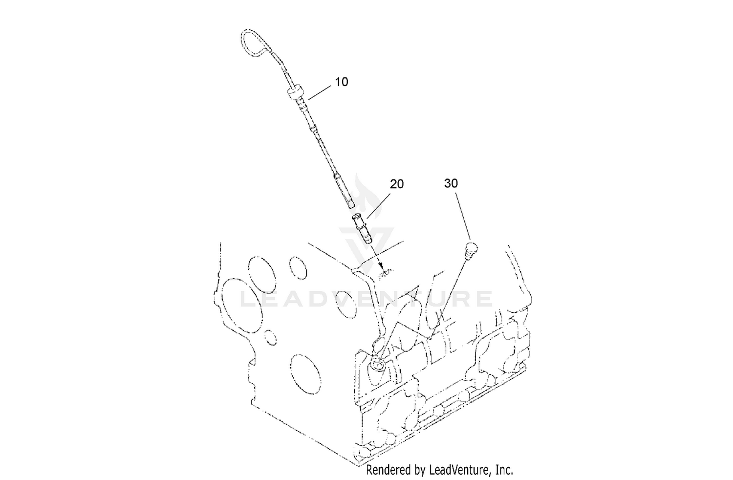 Dipstick and Guide Assembly