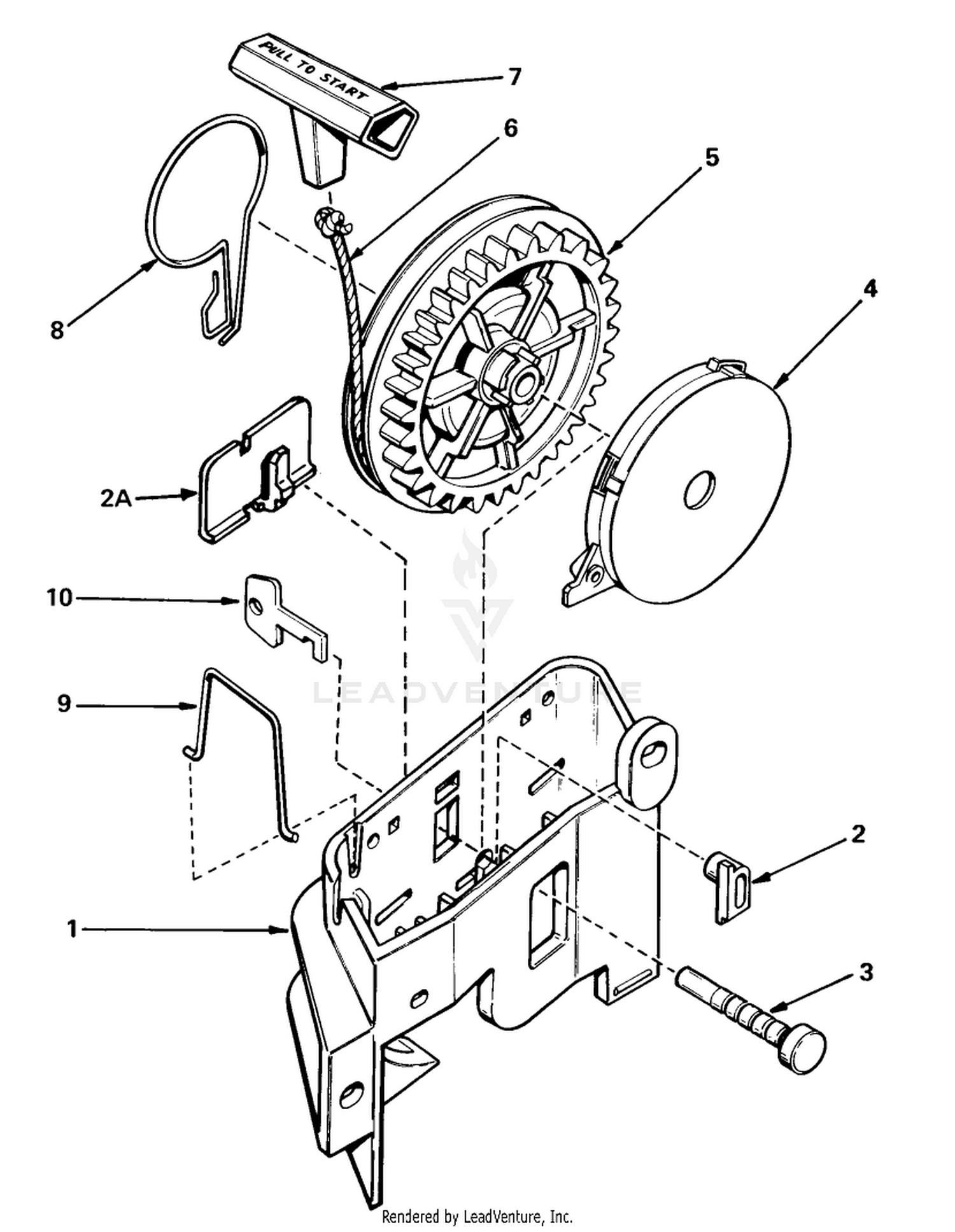 Rewind Starter No. 590531