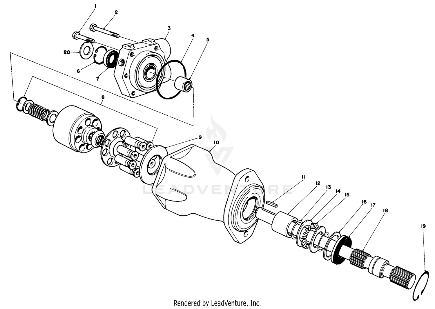 Wheel Motor Assembly No. 58-5430