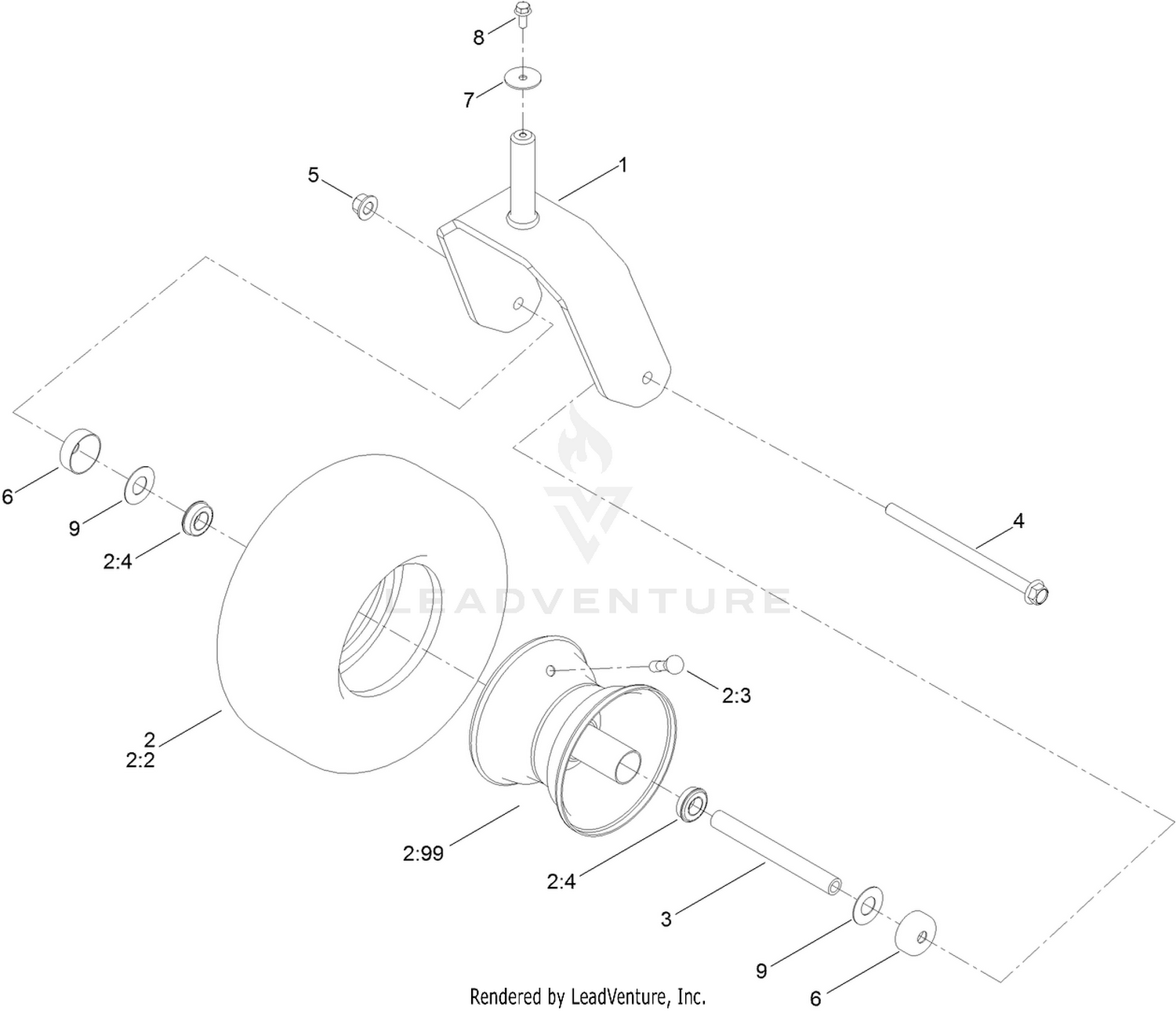Caster Wheel Assembly