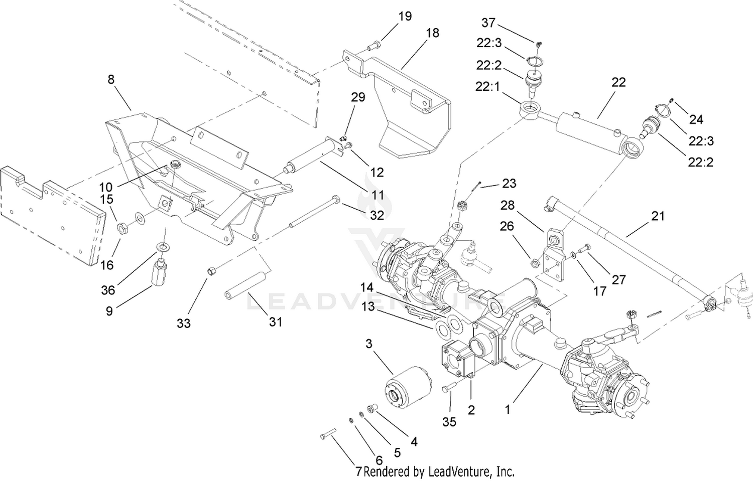 Rear Axle Assembly