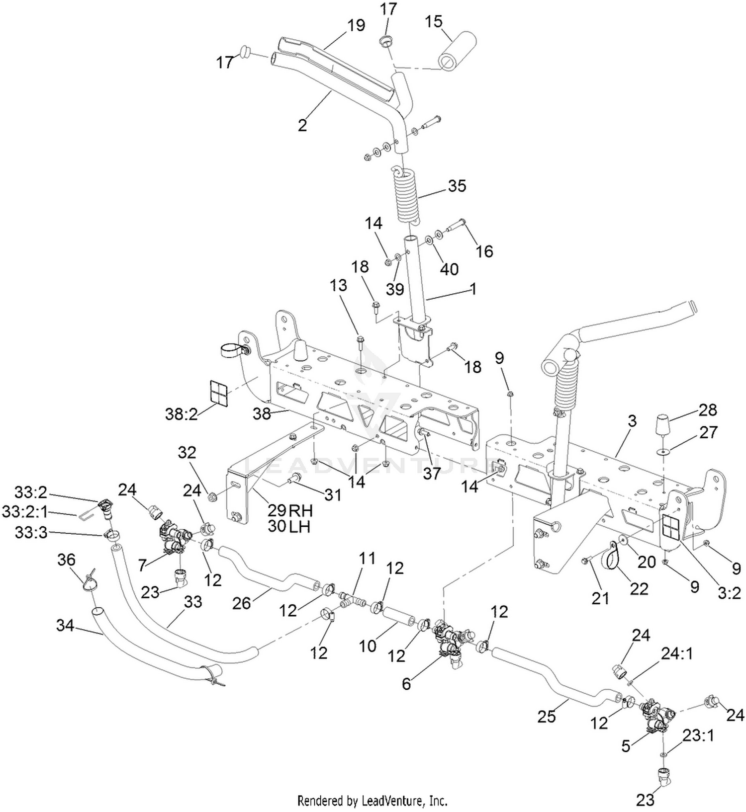 Center Boom Mount Assembly