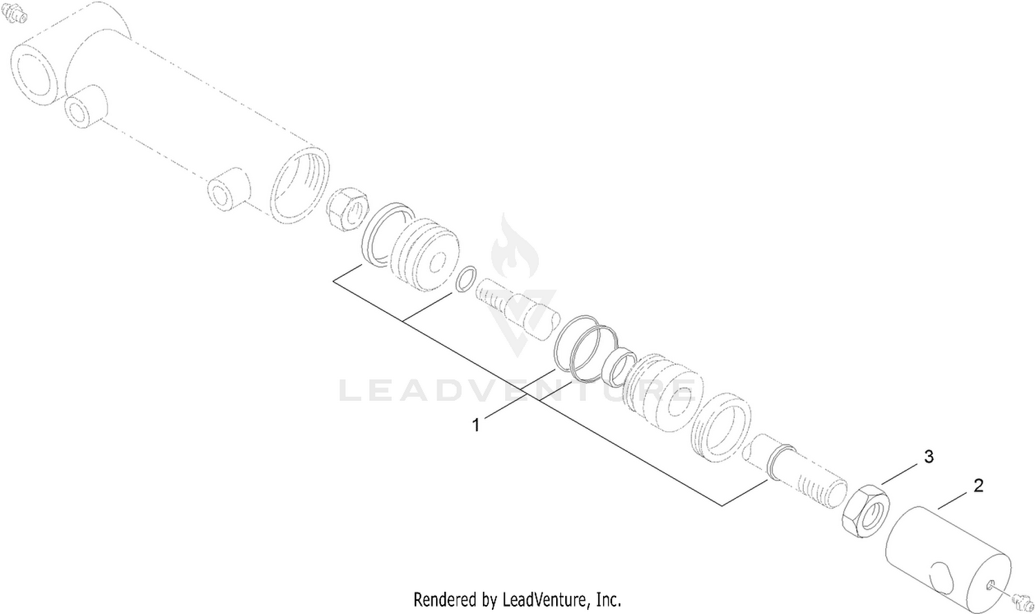 Hydraulic Cylinder Assembly No. 112-9916