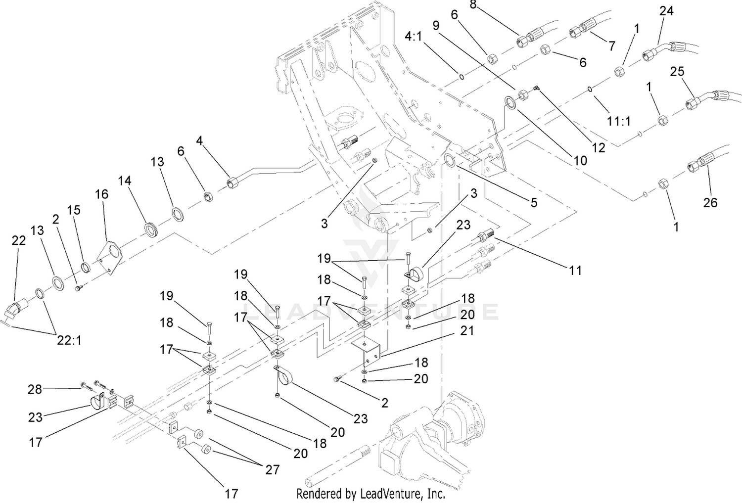 Rear Hydraulic Assembly