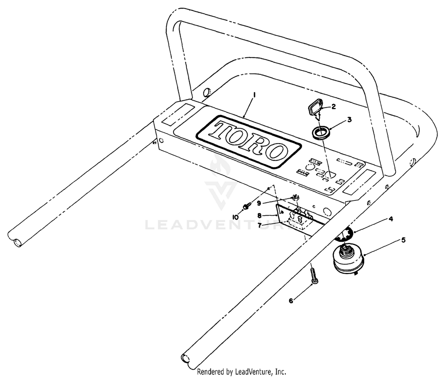Electric Start Kit 103  111 Wide Area Mower 2