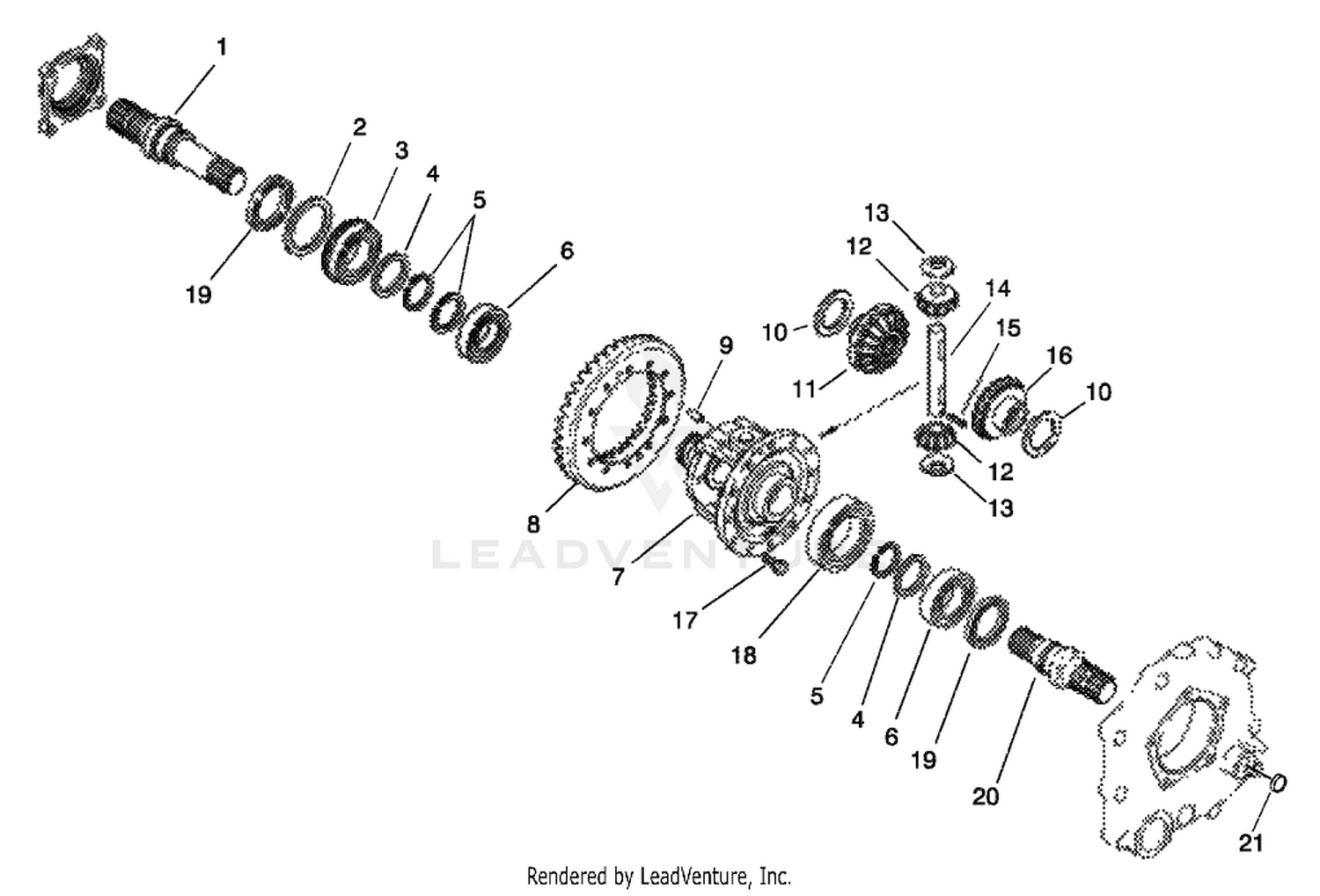 DIFFERENTIAL GEAR ASM