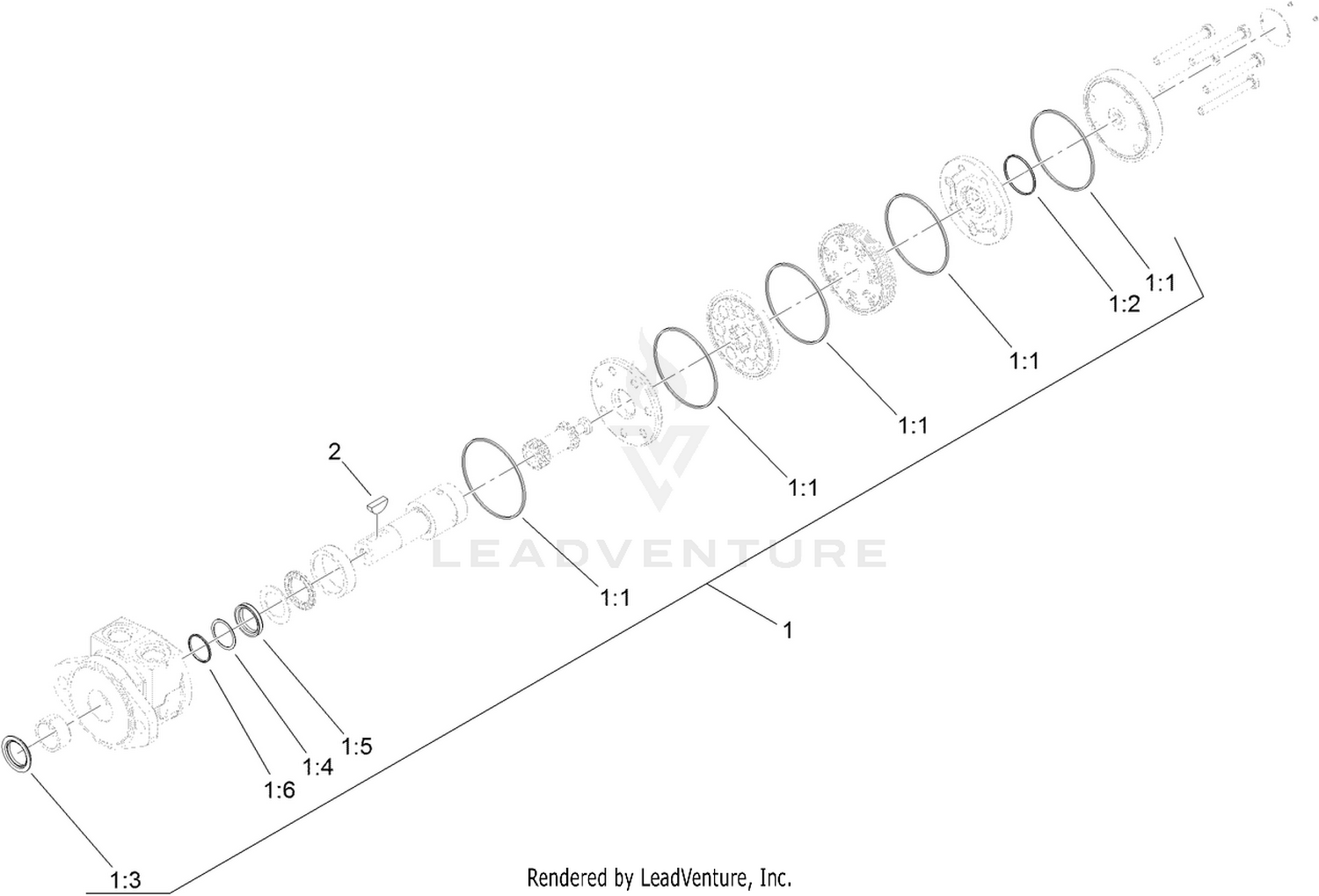 Hydraulic Motor Assembly No. 131-5810