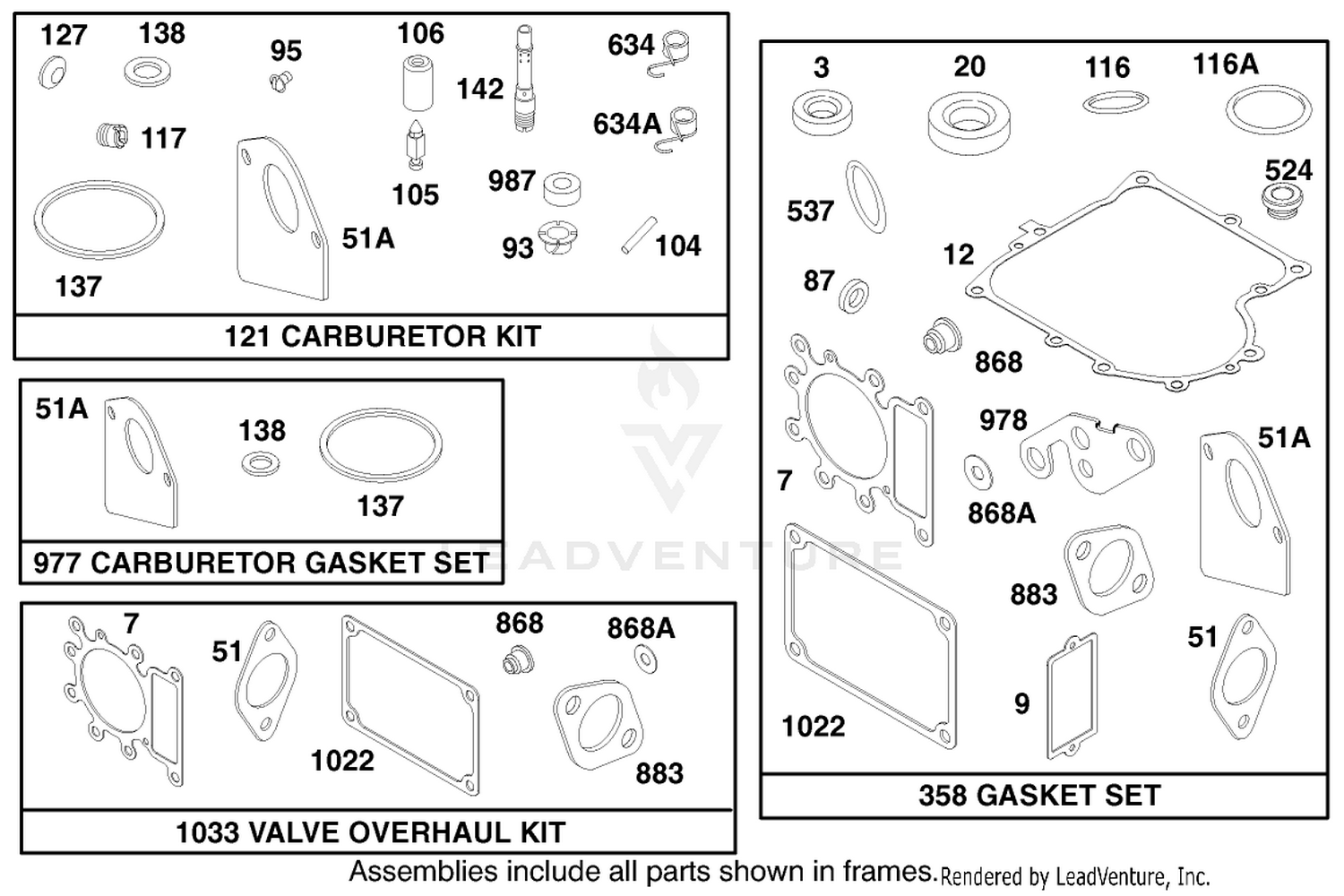 Engine Briggs  Stratton Model 28n777-1174-E1 9