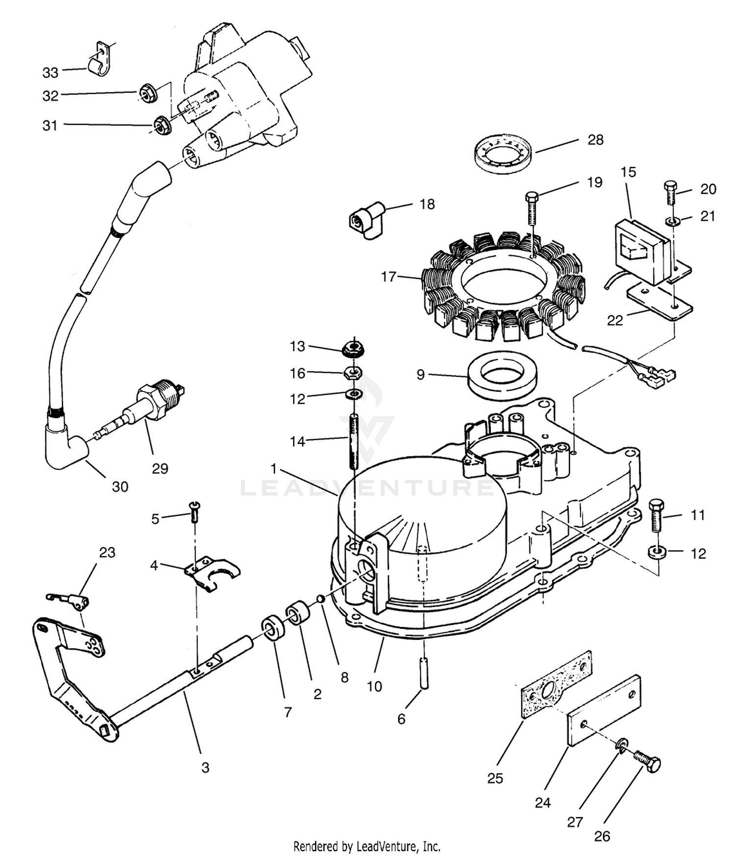 Gearcase  Ignition Assembly