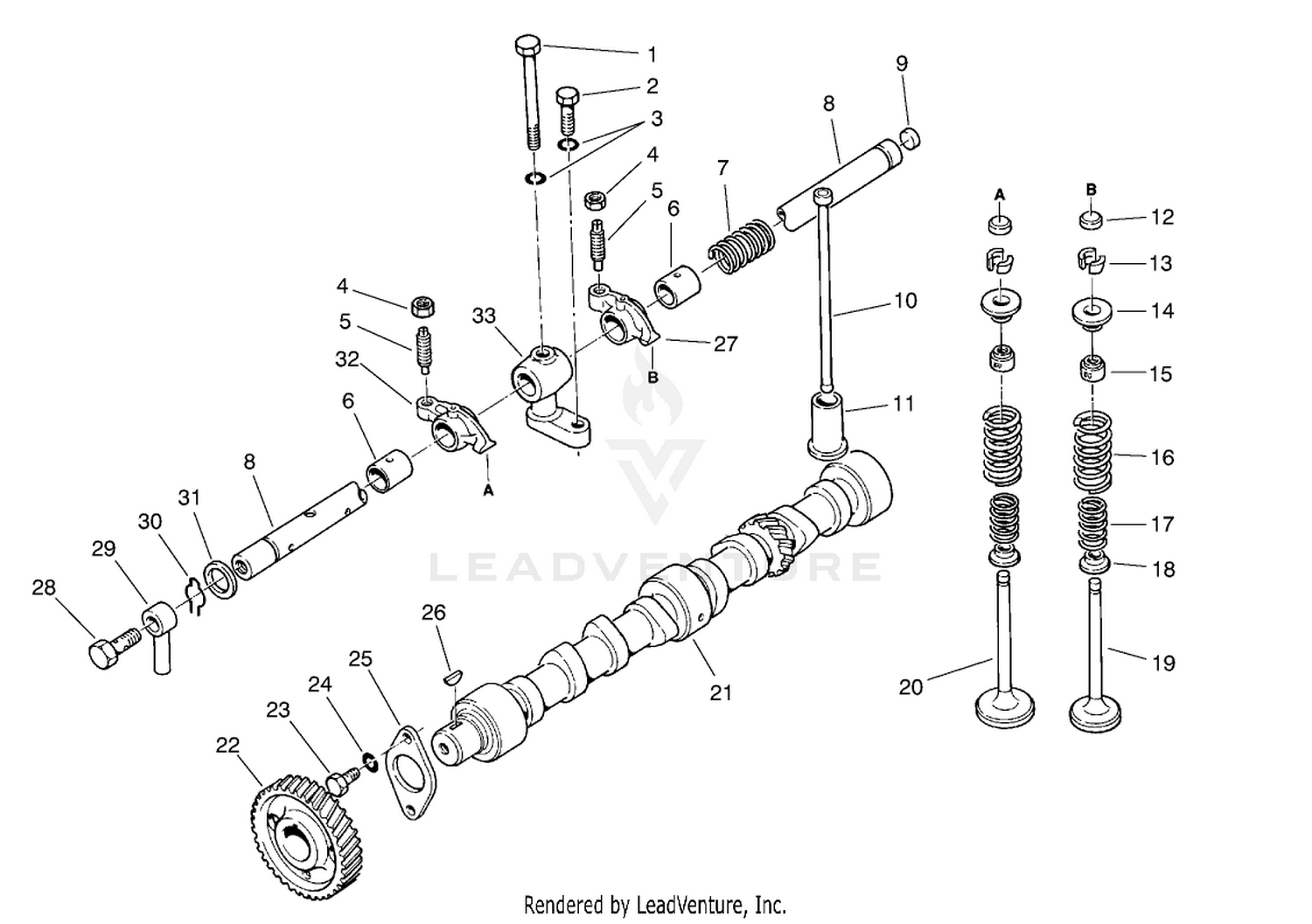 Valve  Camshaft Assembly