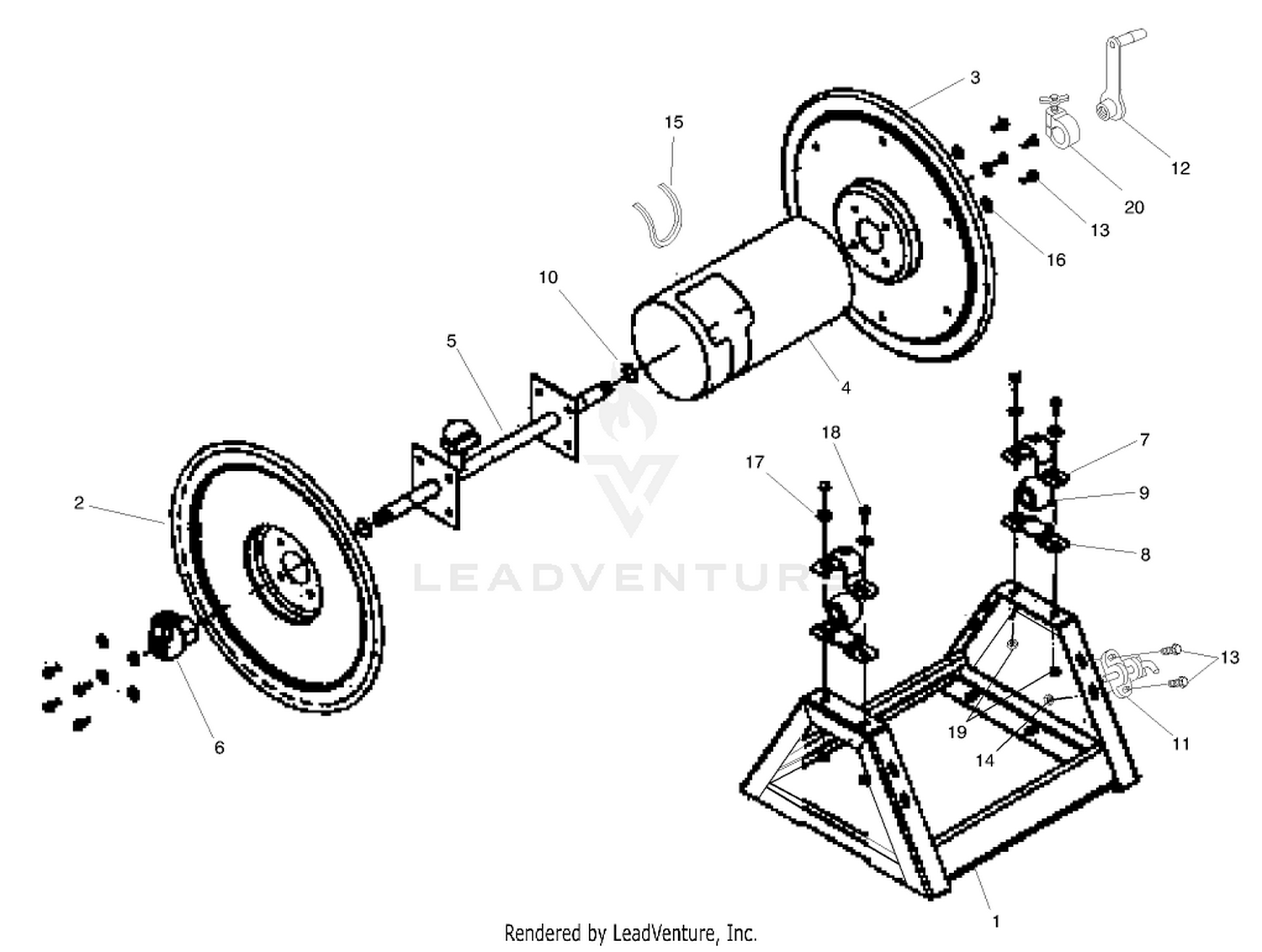 HOSE REEL ASM-104-8876