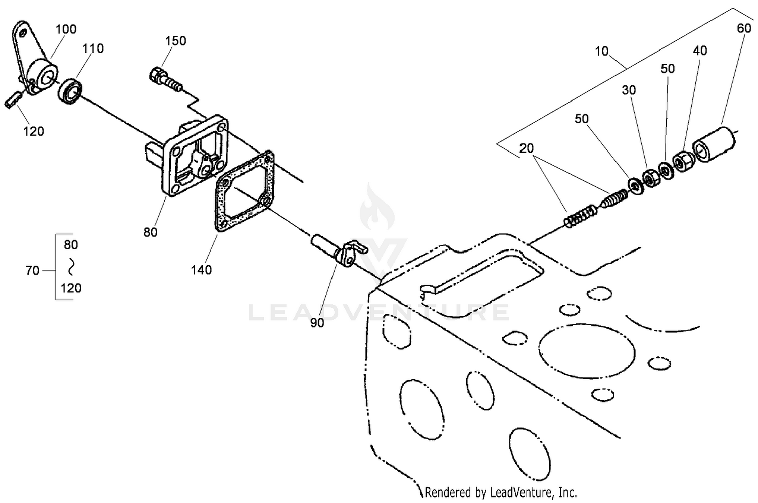 Engine Stop Lever Assembly
