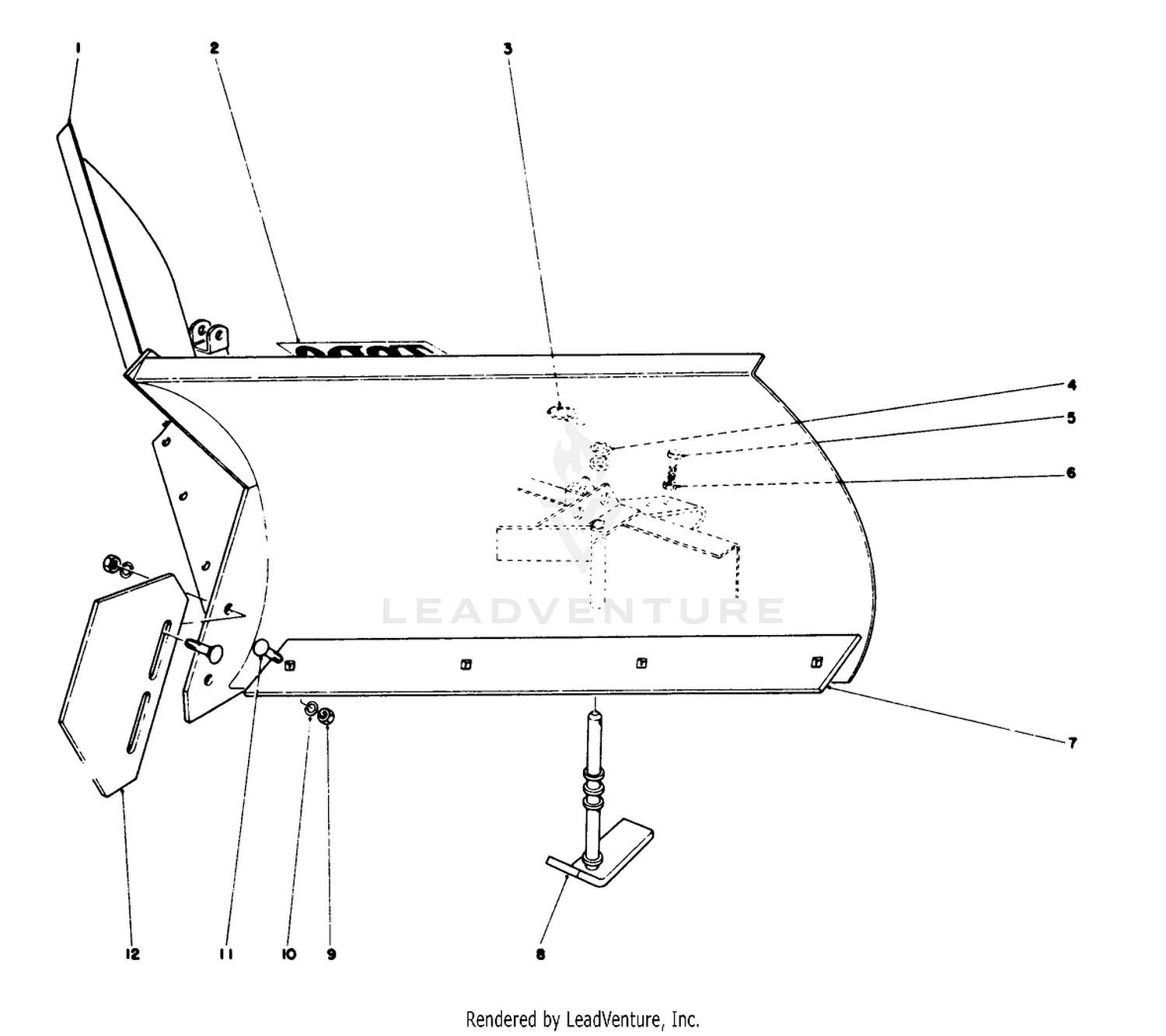 V-PLOW KIT MODEL NO. 30750 (Optional)