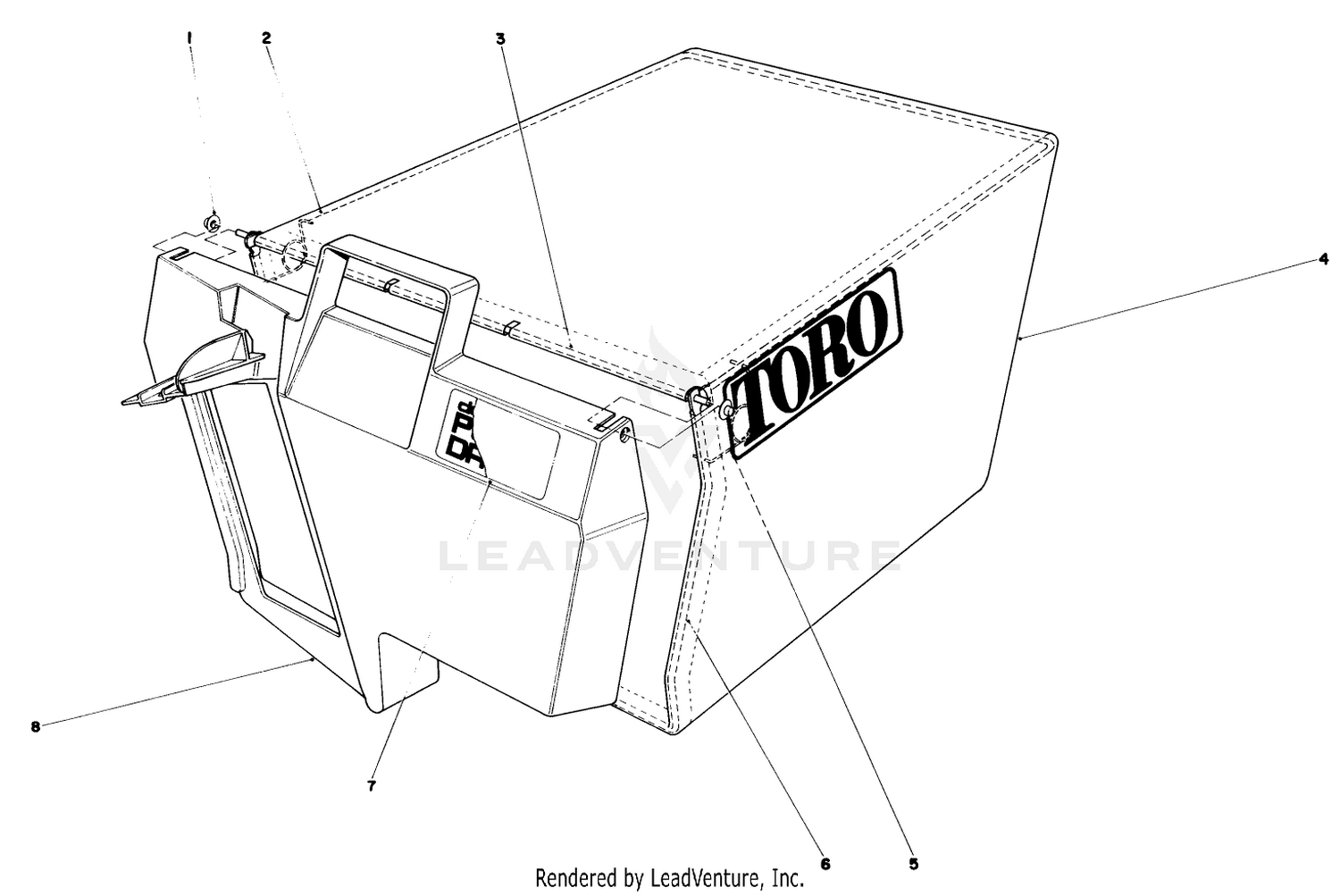 Grass Bag Assembly No. 11-0189